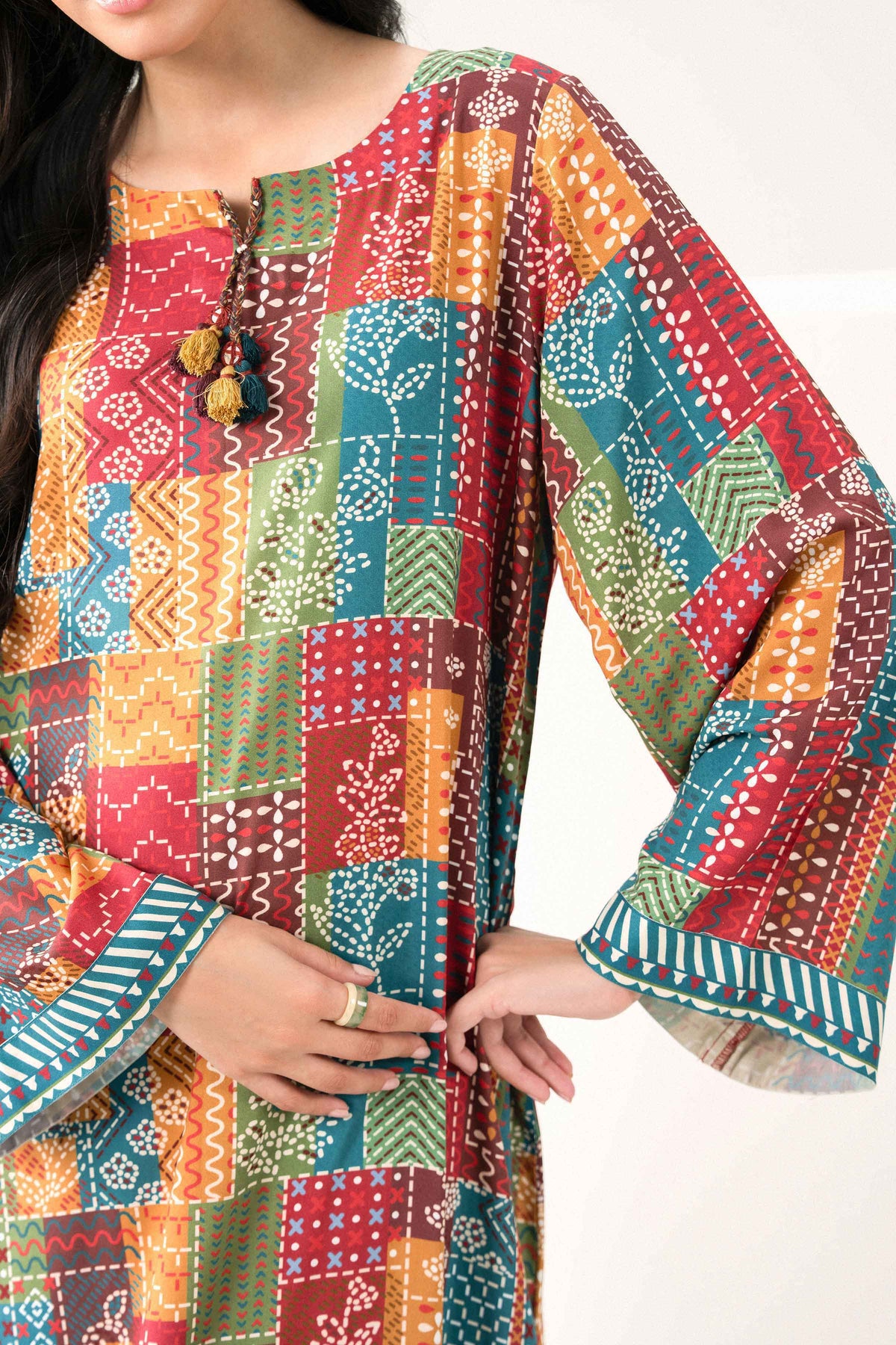 Printed Jalabiya - ST1S-JALA26WV2-13