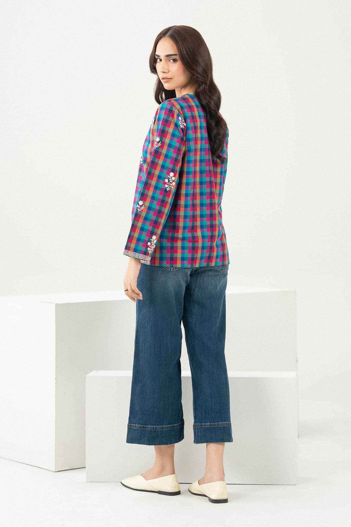 Printed Embroidered Jacket - ST1SE-AURA26WV3-8