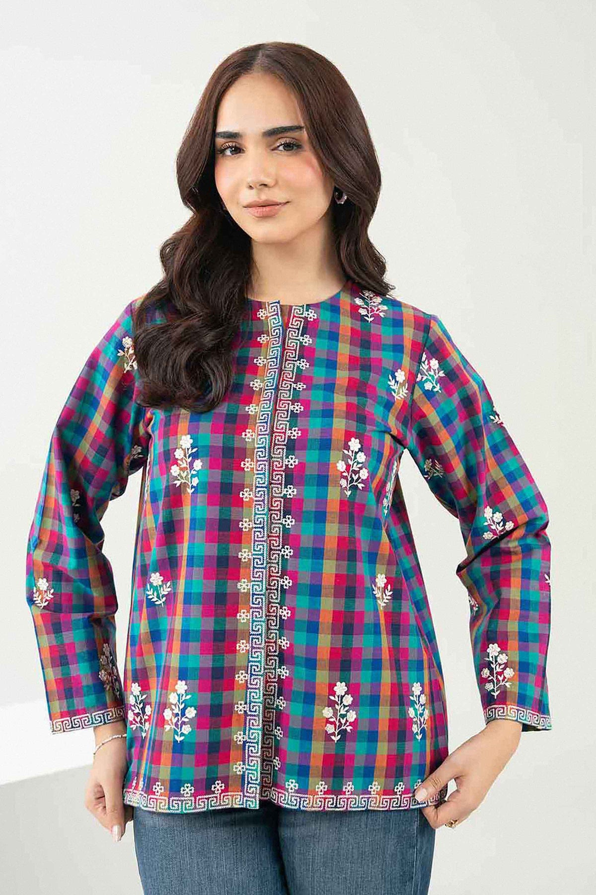 Printed Embroidered Jacket - ST1SE-AURA26WV3-8
