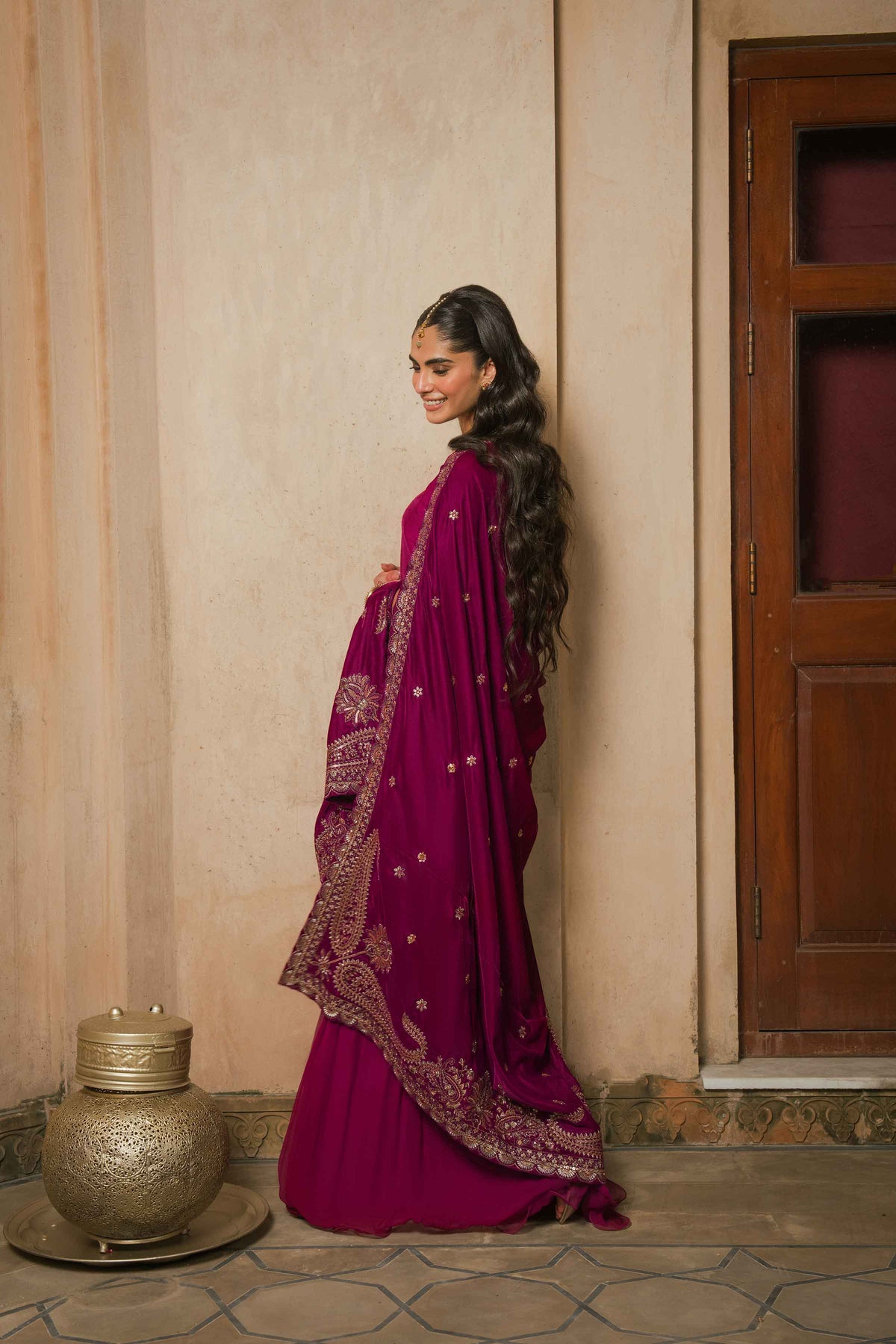 Embroidered Shawl - ST1SE-LUXE26WV1-2