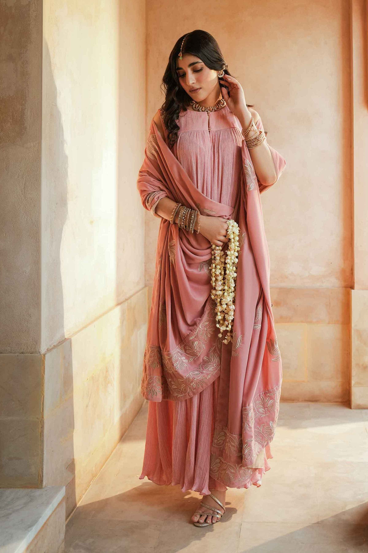 Embroidered Shawl - ST1SE-LUXE26WV1-5