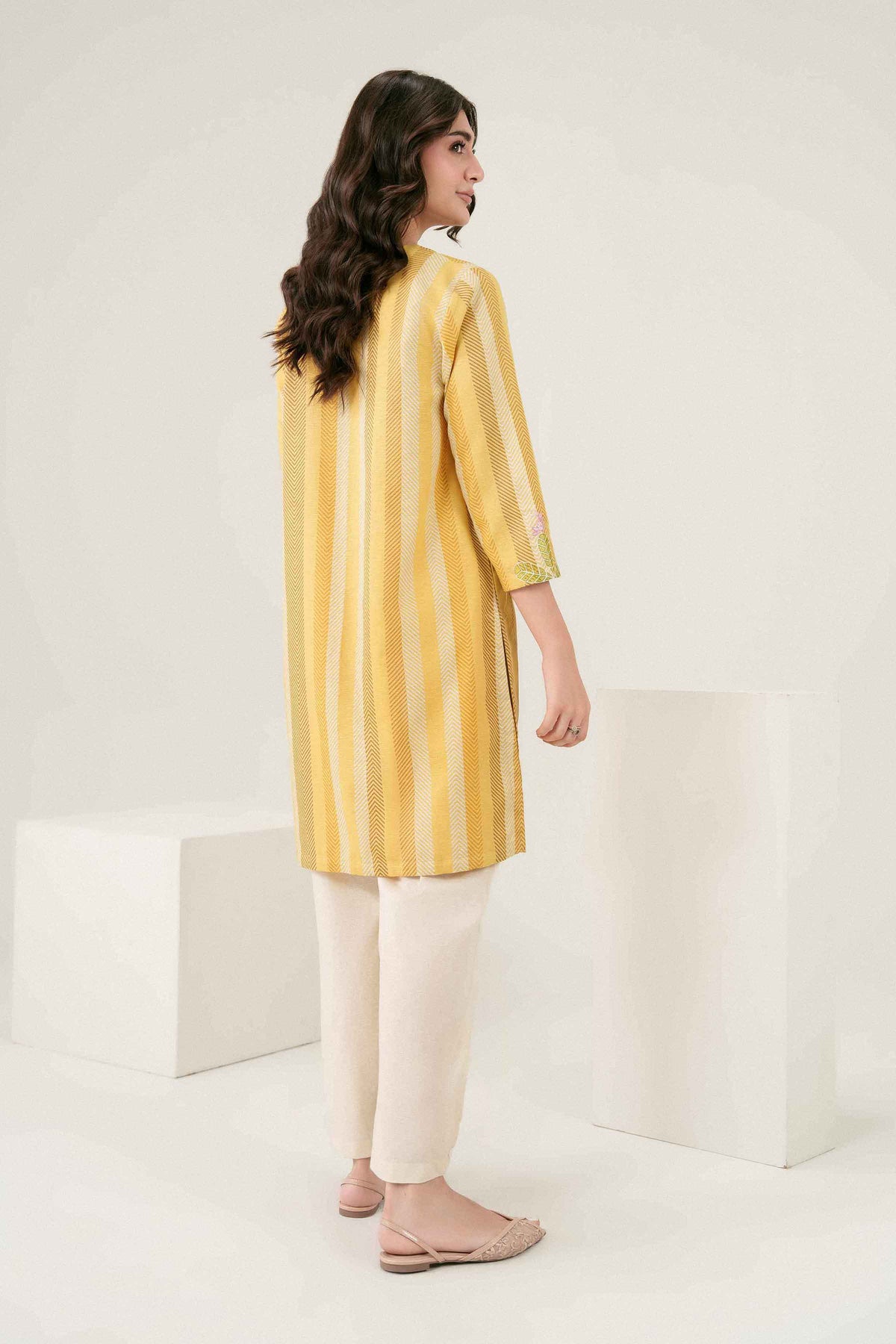 Printed Embroidered Shirt - ST1SE-PRET26WV2-17