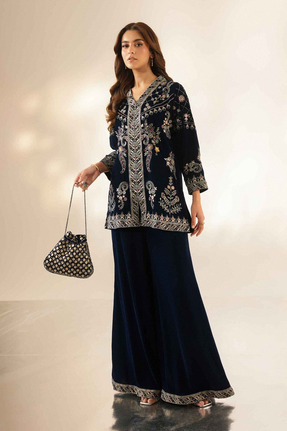 2 Piece - Embroidered Suit - ST2JTE-LUXE26WV1-1