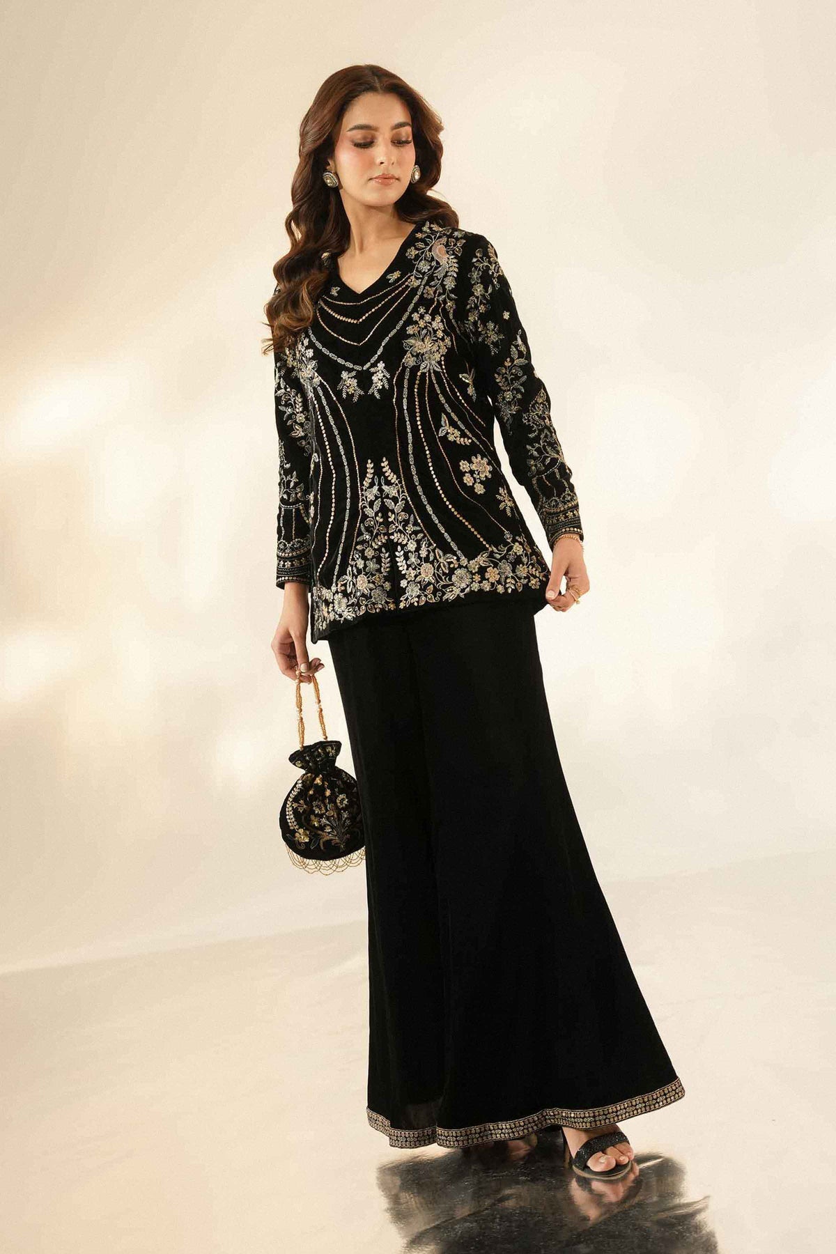 2 Piece - Embroidered Suit - ST2JTE-LUXE26WV1-2