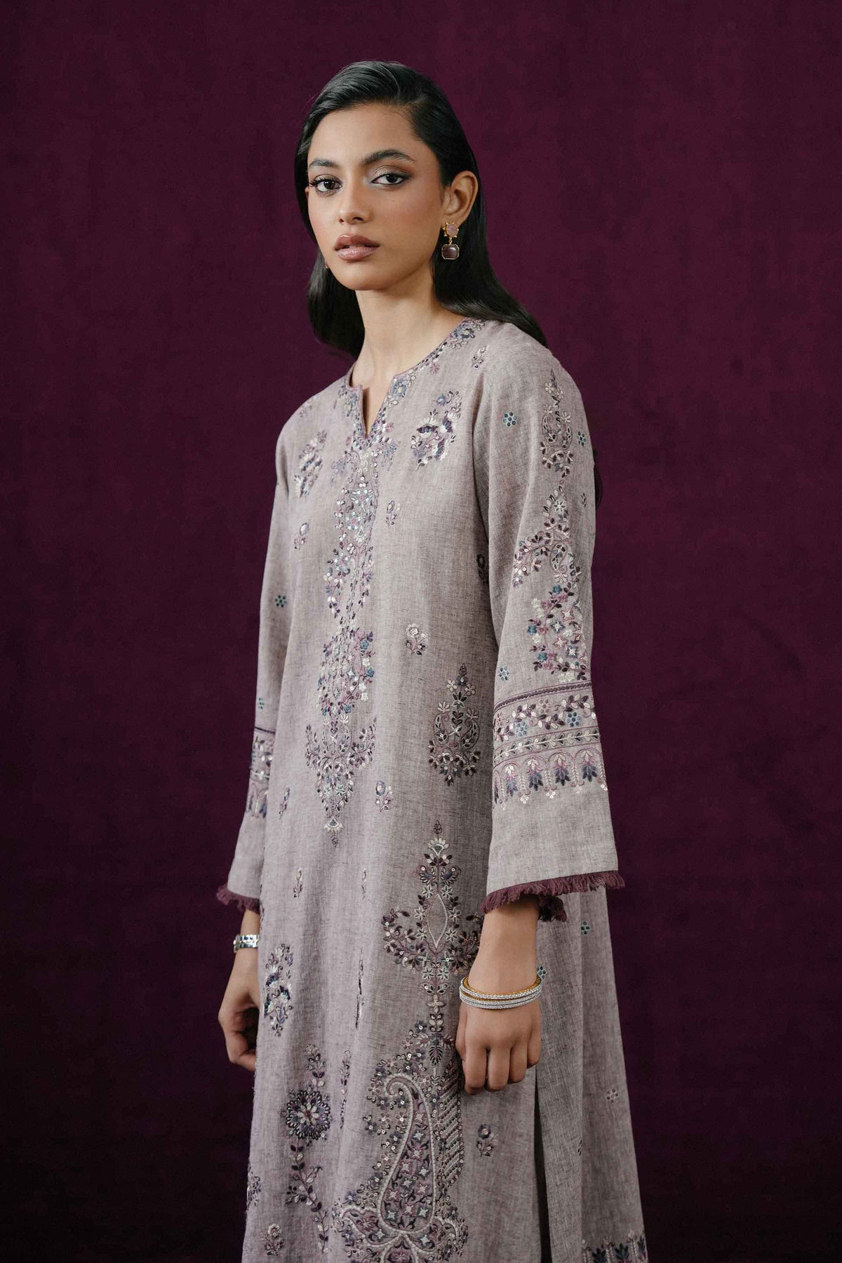 2 PIECE - EMBROIDERED SUIT - ST2PE-BOUT26WV2-15
