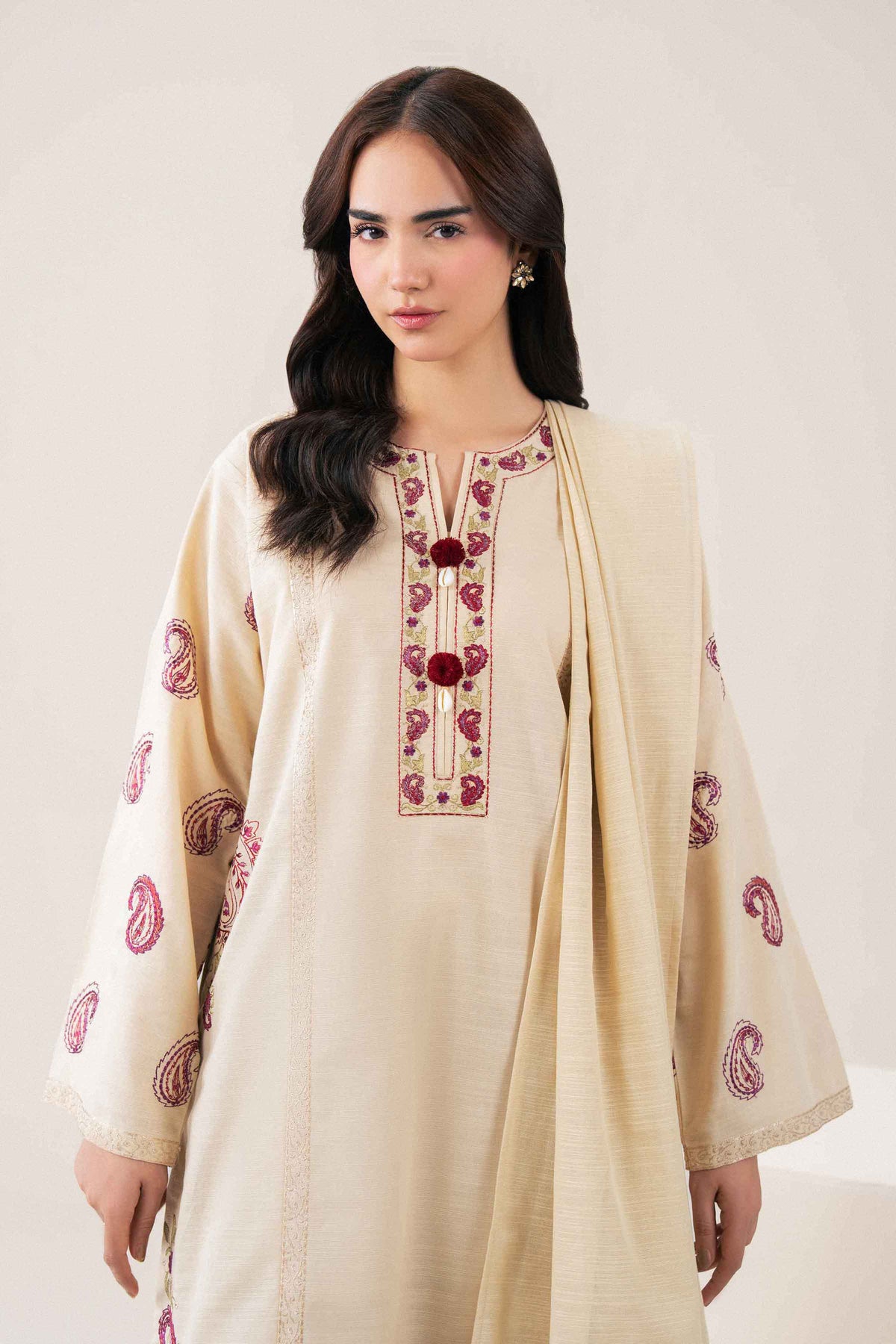 2 Piece - Embroidered Suit - ST2SDE-PRET26WV1-6