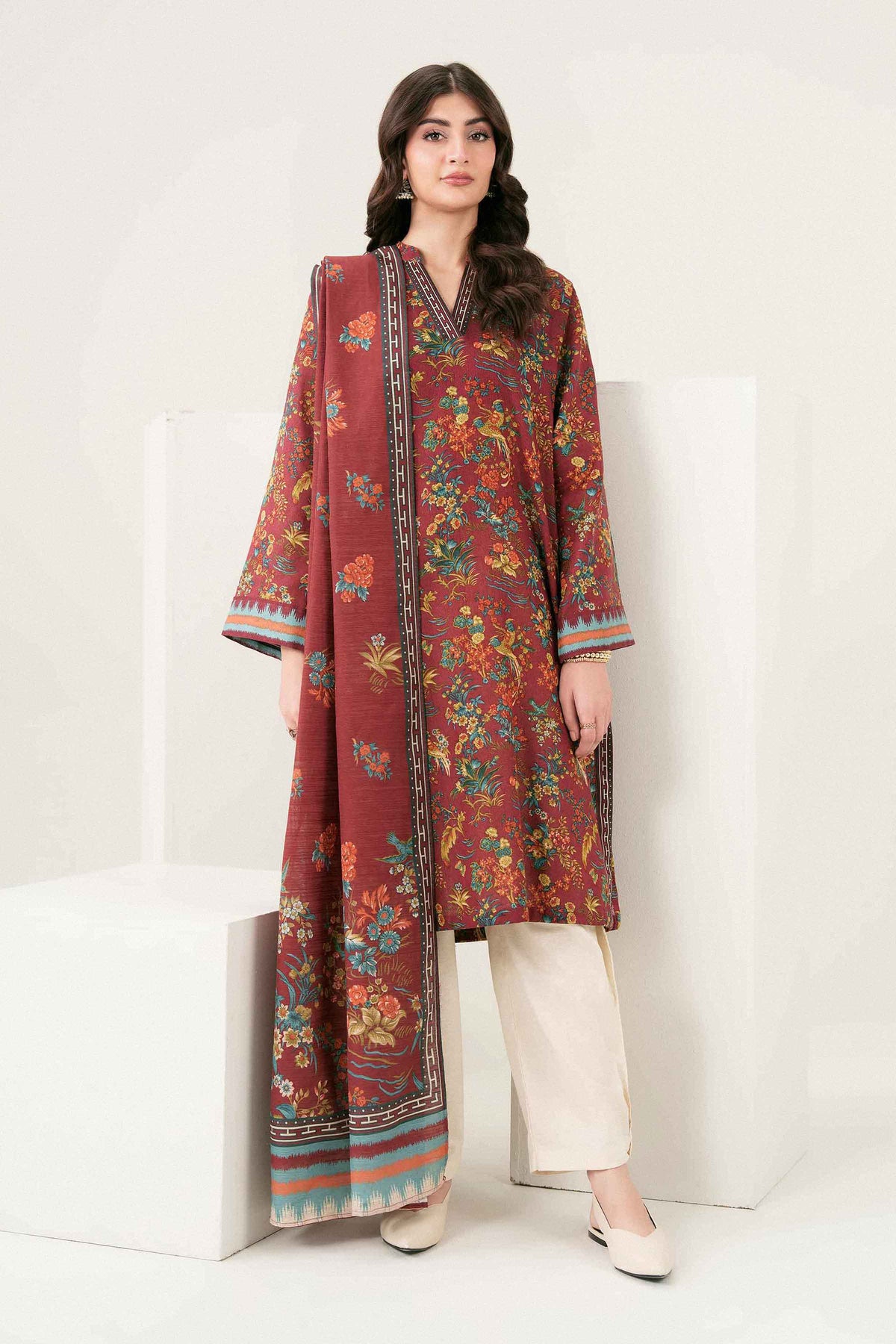 2 Piece - Printed Suit - ST2SDE-PRET26WV2-3
