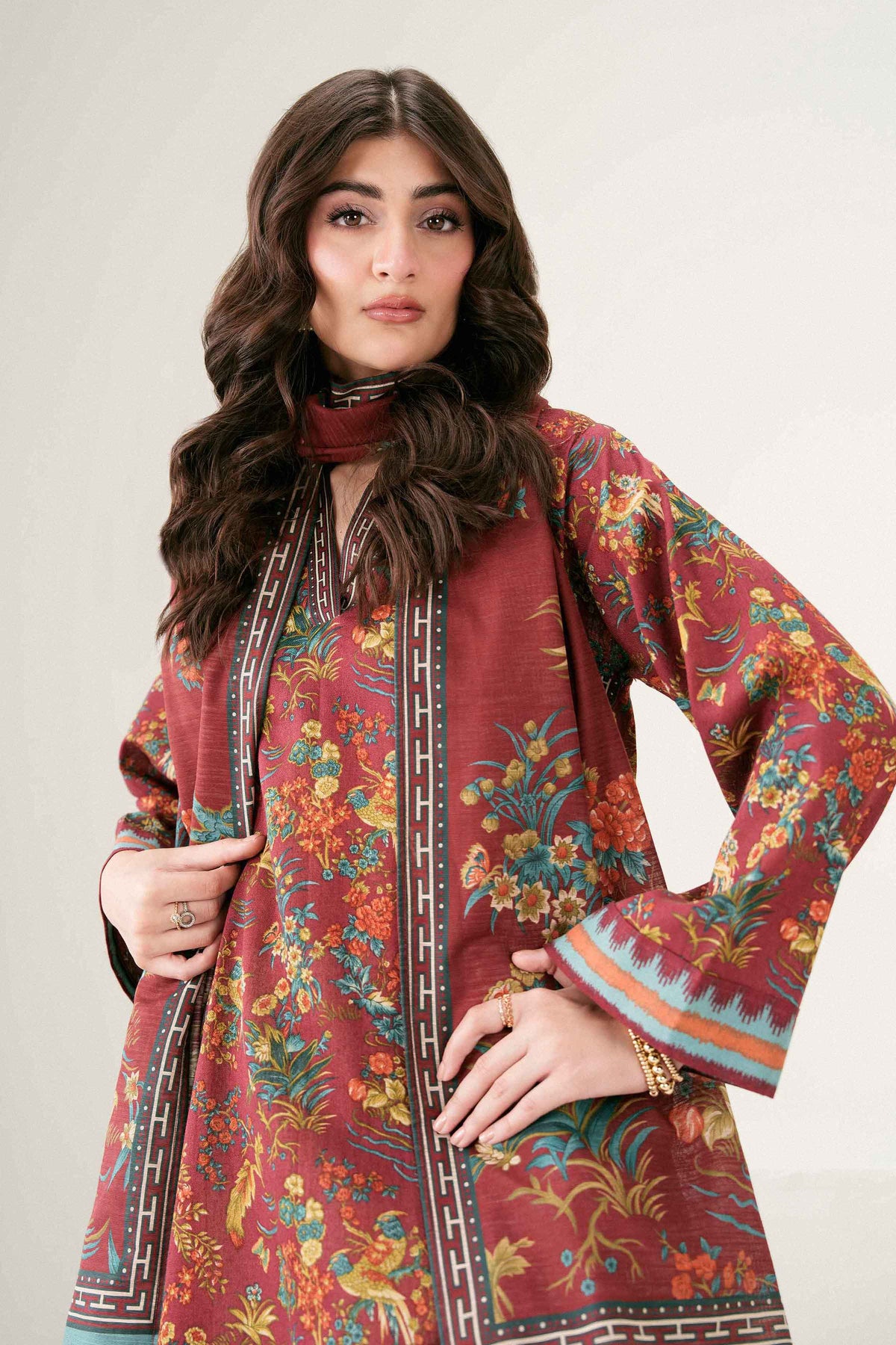 2 Piece - Printed Suit - ST2SDE-PRET26WV2-3