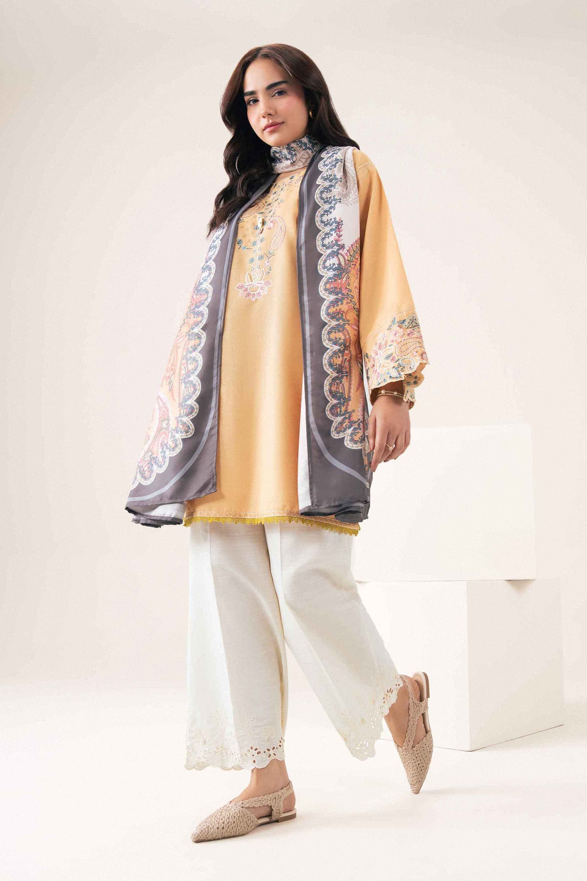 2 Piece - Printed Embroidered Suit - ST2SDE-PRET26WV2-6