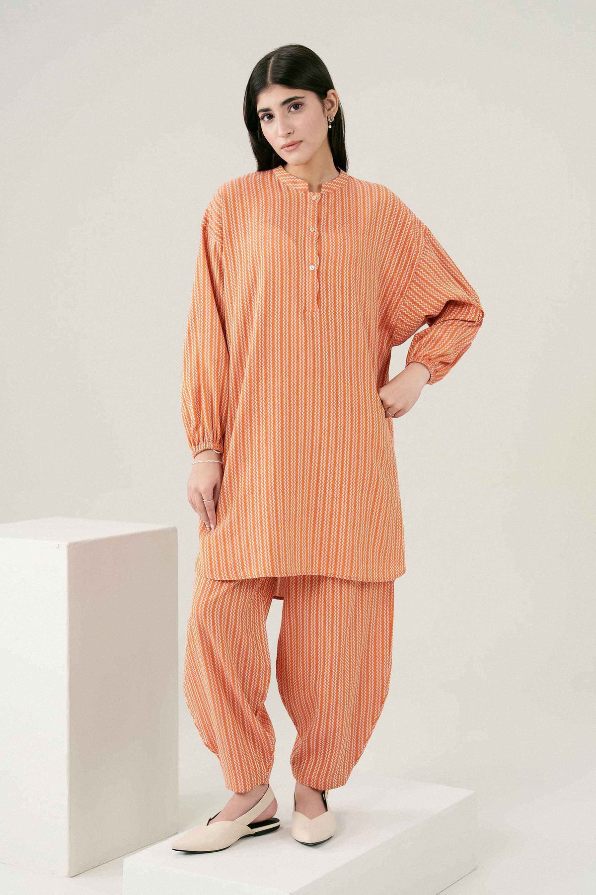 2 PIECE - PRINTED SUIT - ST2ST-PRET26WV2-34