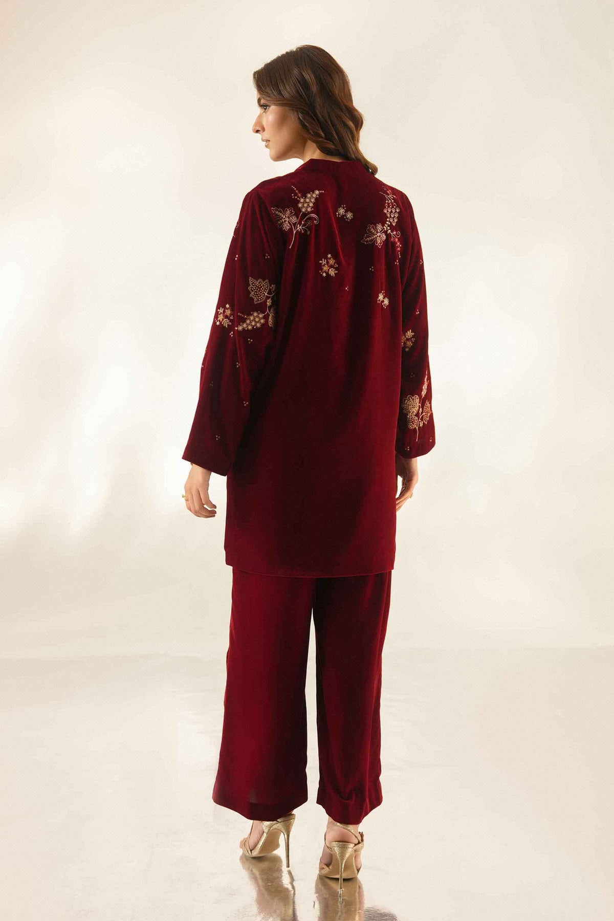 2 Piece - Embroidered Loungewear - ST2STE-LNG26WV2-1