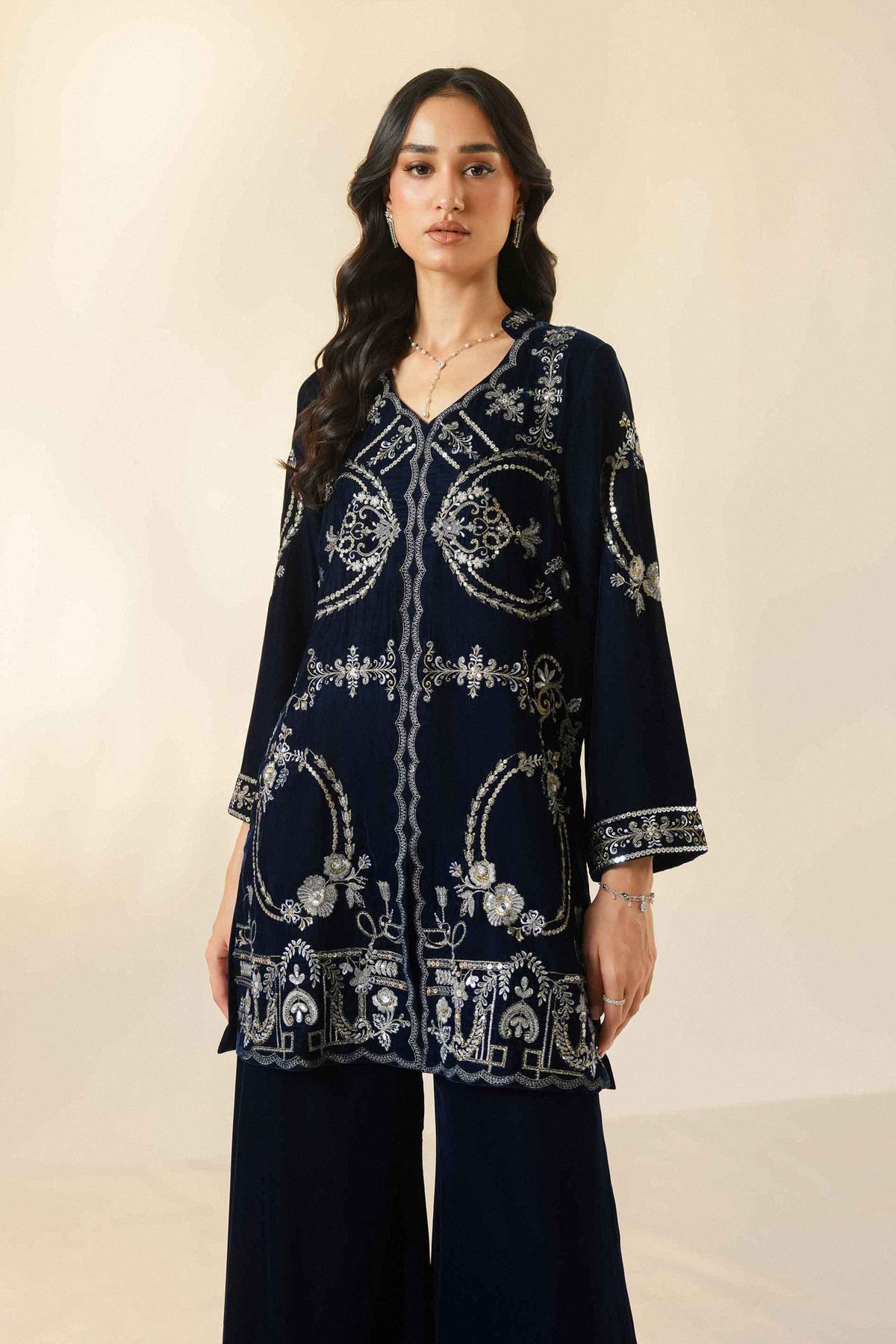 2 Piece - Embroidered Suit - ST2STE-LUXE26WV1-2