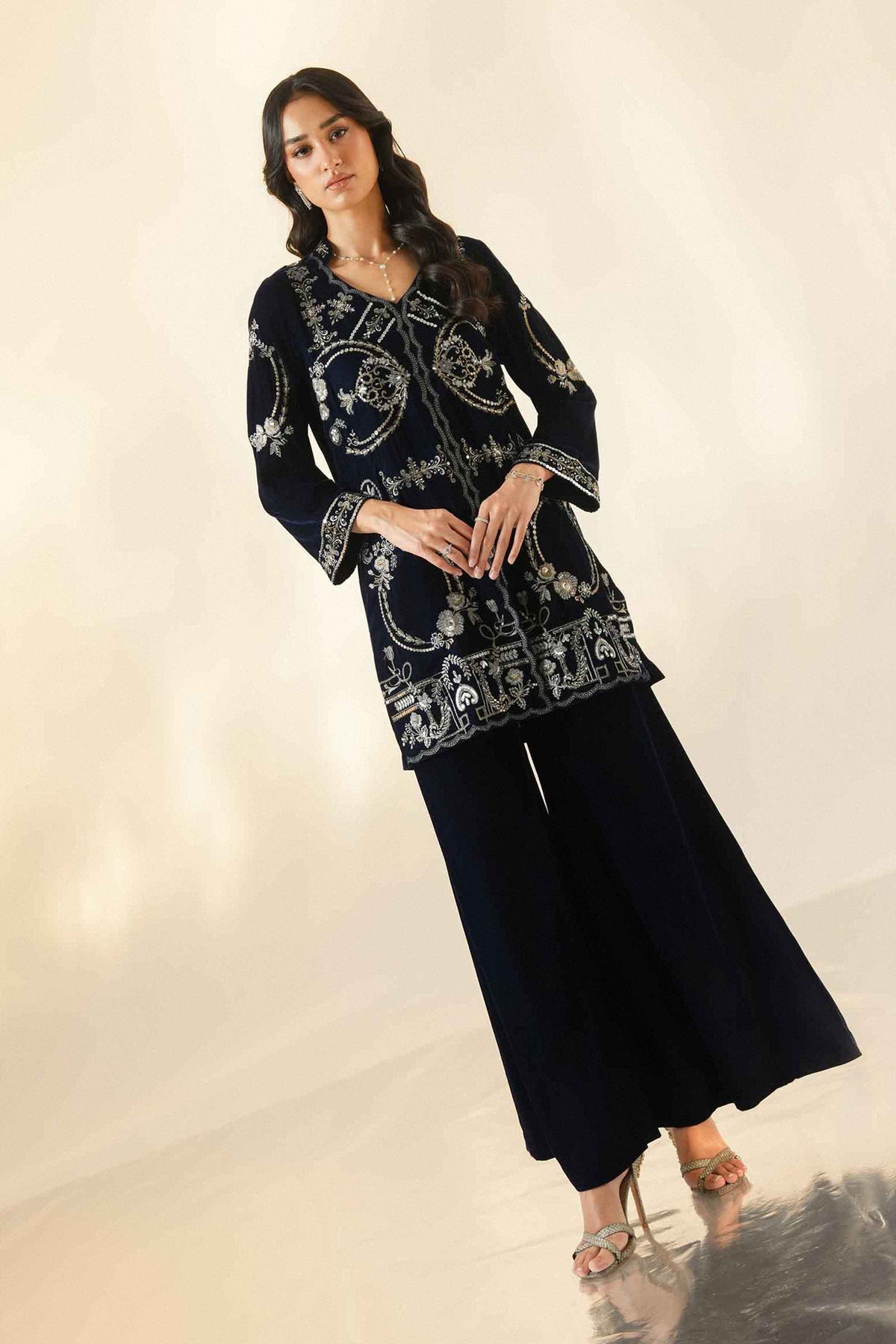 2 Piece - Embroidered Suit - ST2STE-LUXE26WV1-2