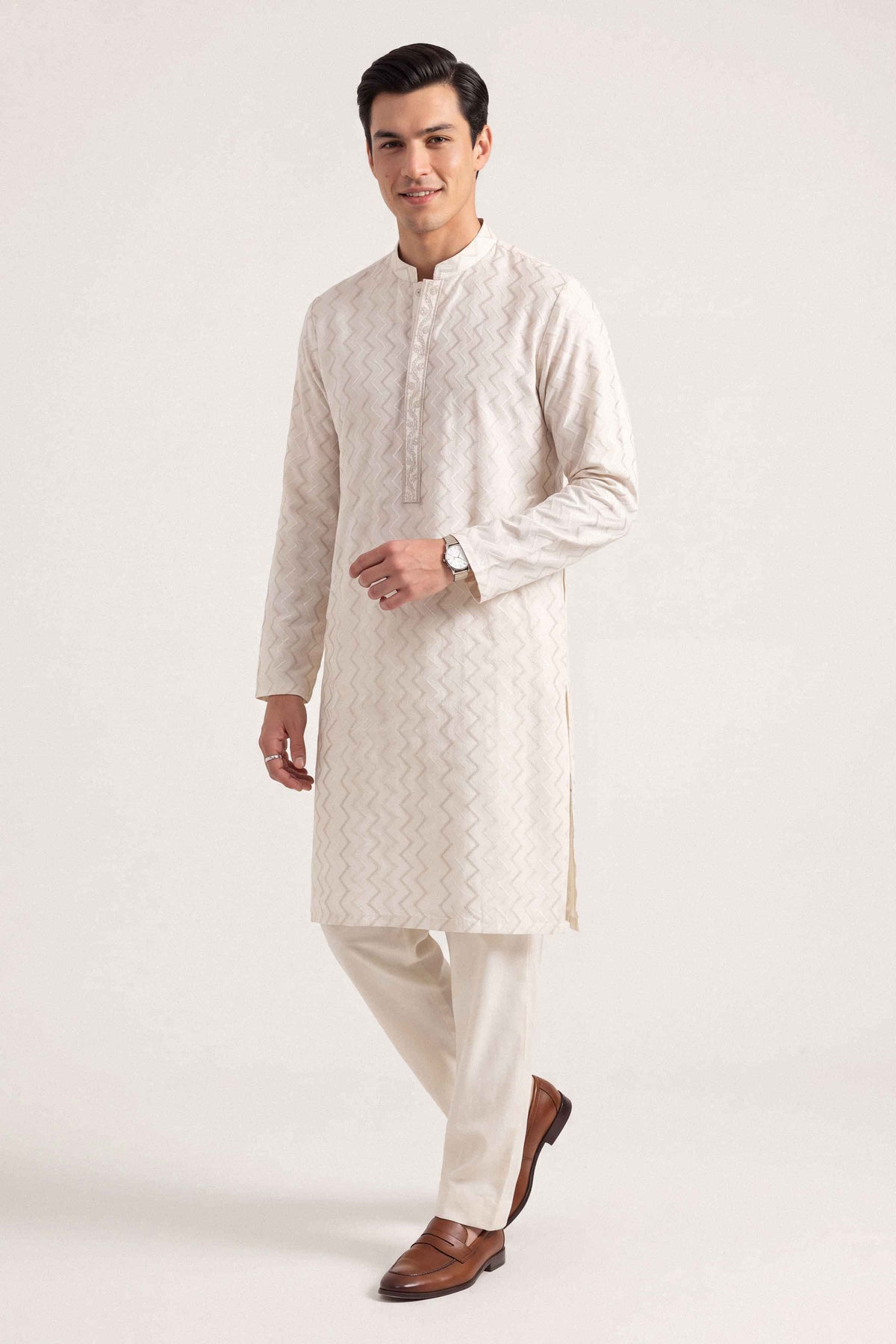 2 Piece - Embroidered Suit - ST2STE-NAQ26WV1-10