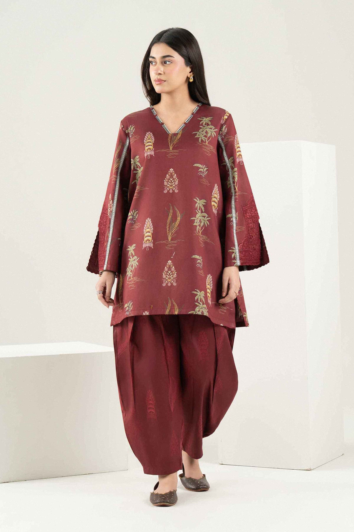 2 Piece - Embroidered Suit - ST2STE-PRET26WV1-12