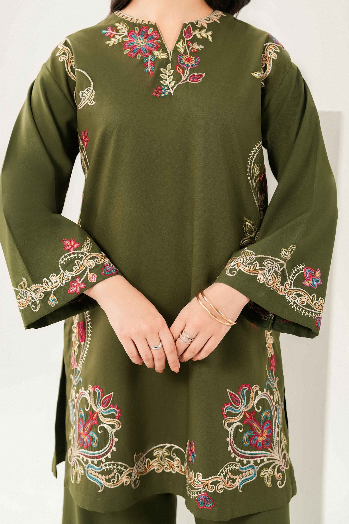 2 Piece - Embroidered Suit - ST2STE-PRET26WV1-13
