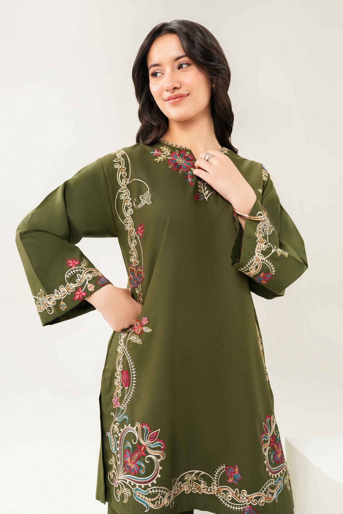 2 Piece - Embroidered Suit - ST2STE-PRET26WV1-13
