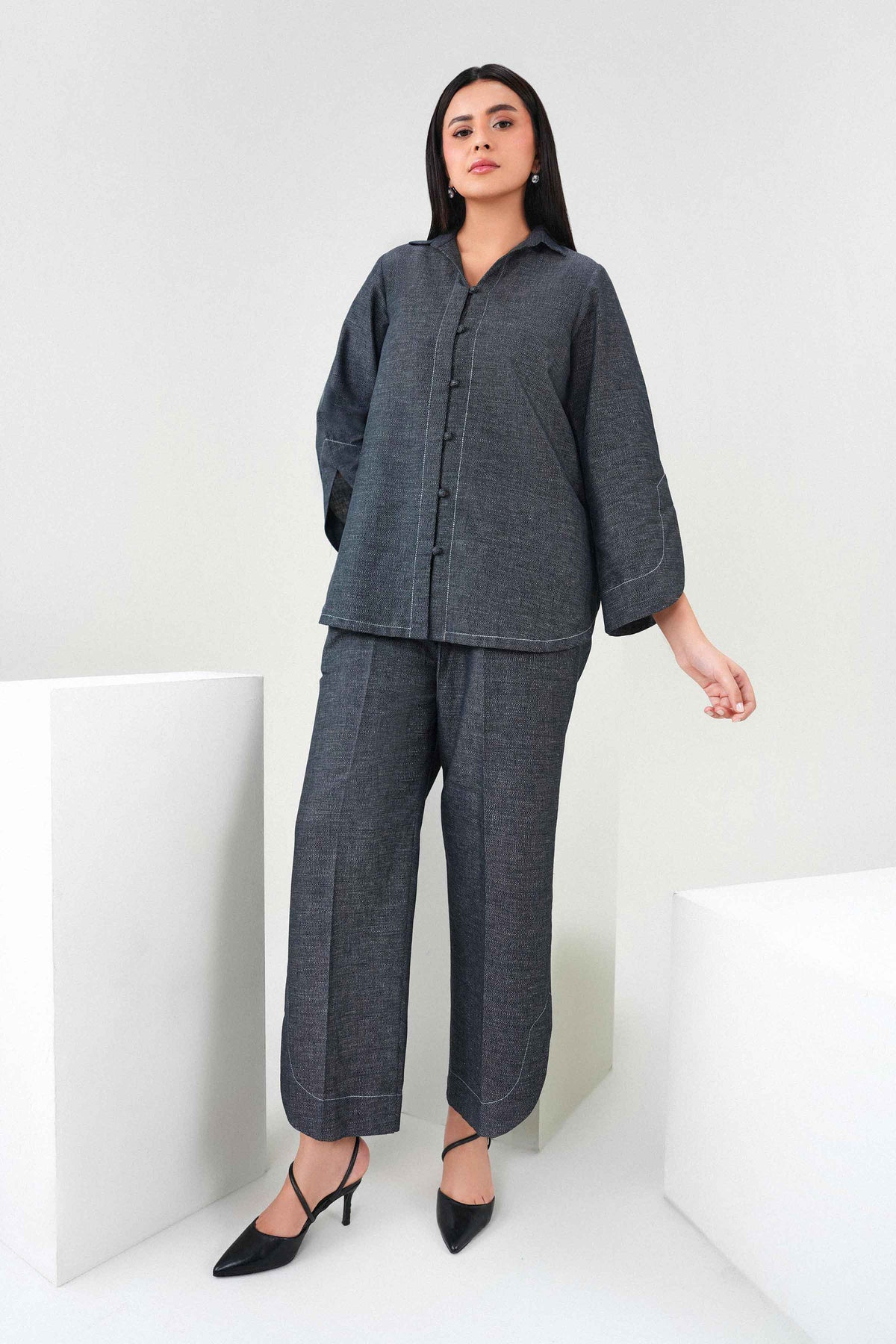2 Piece - Embroidered Suit - ST2STE-PRET26WV2-13