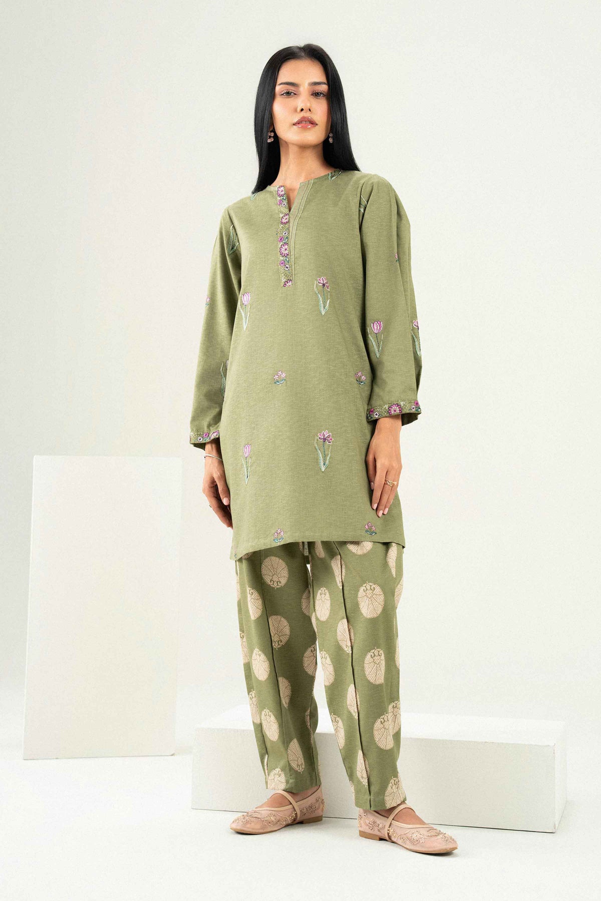2 Piece - Embroidered Suit - ST2STE-PRET26WV2-24