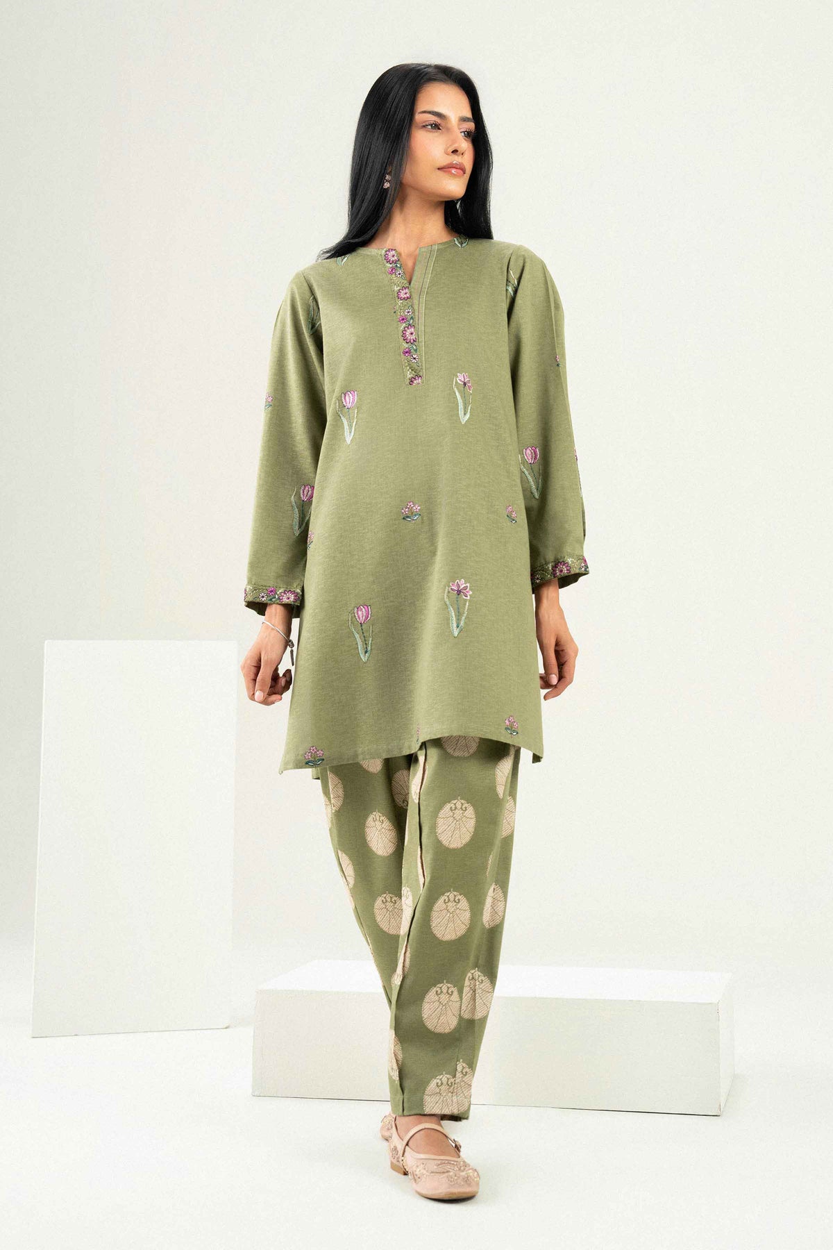 2 Piece - Embroidered Suit - ST2STE-PRET26WV2-24