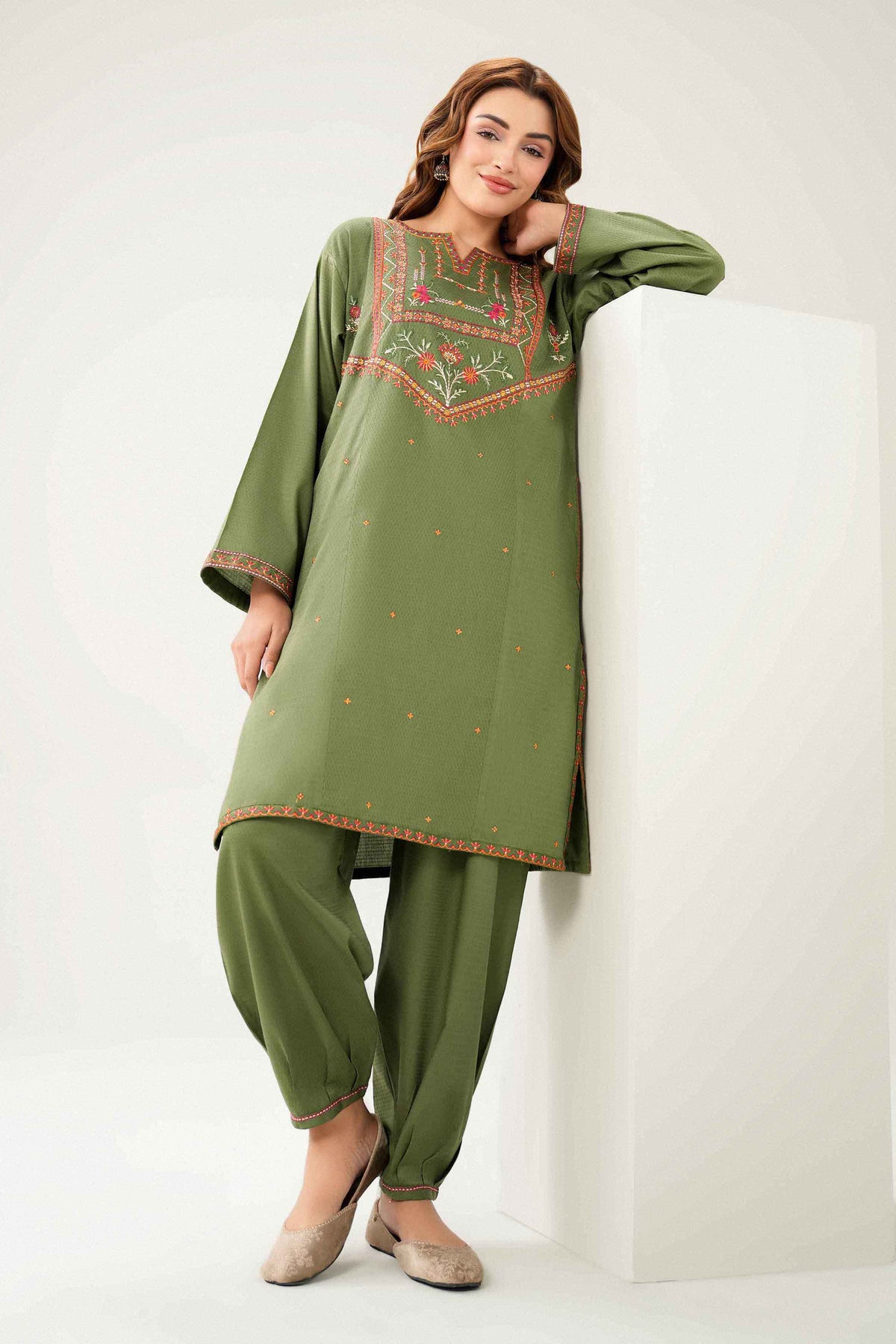 2 Piece - Embroidered Suit - ST2STE-PRET26WV2-32