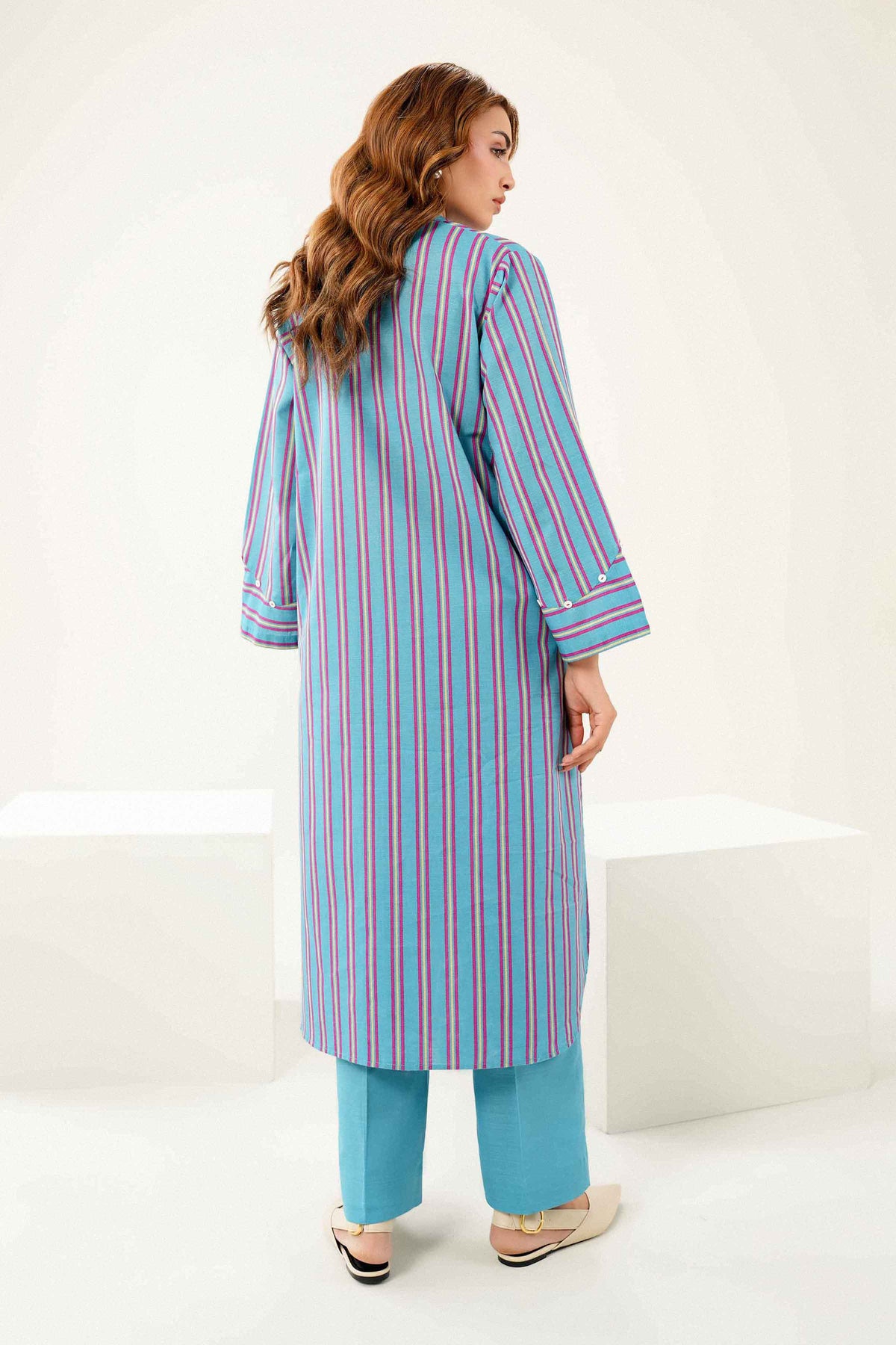 2 Piece - Printed Embroidered Suit - ST2STE-PRET26WV2-55