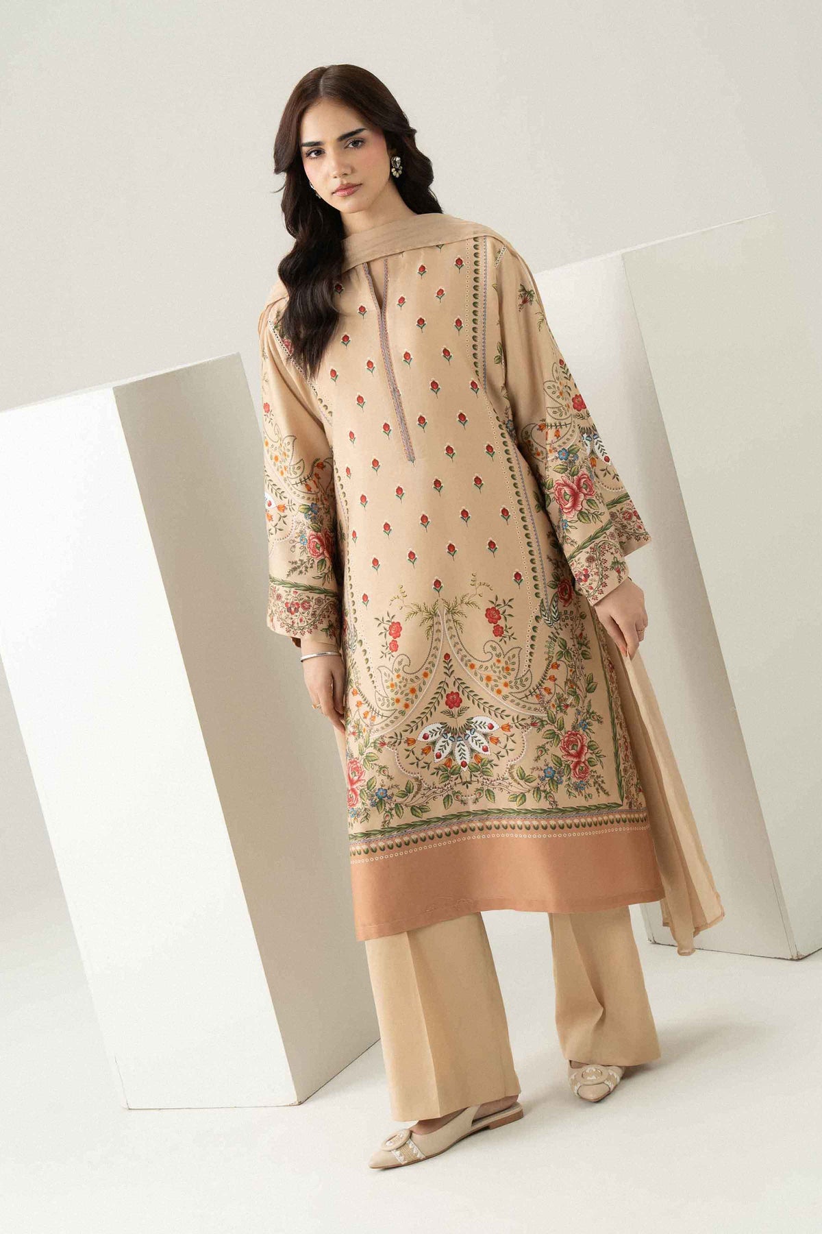 3 Piece - Printed Suit - ST3P-PRET26WV1-1