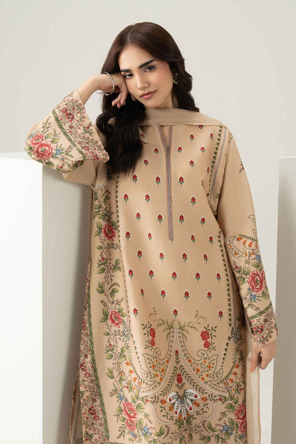 3 Piece - Printed Suit - ST3P-PRET26WV1-1