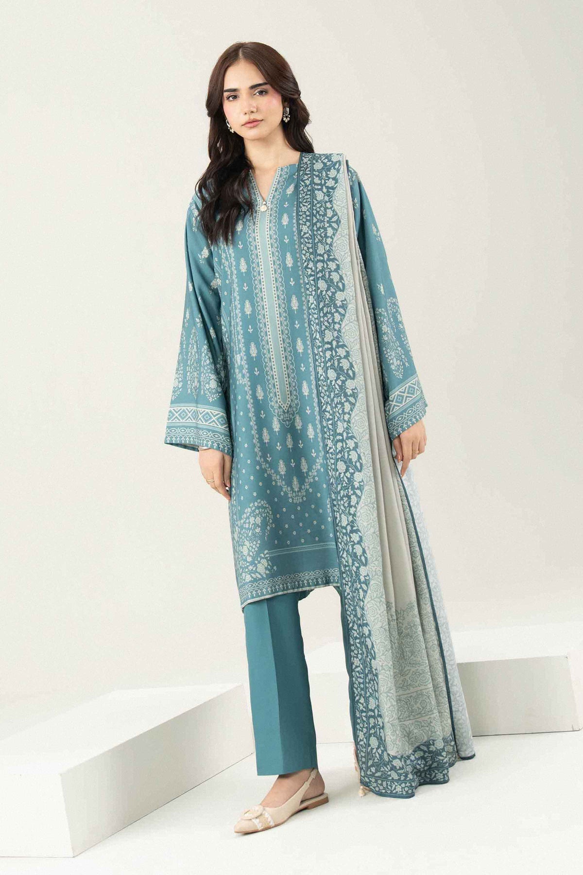3 Piece - Printed Suit - ST3P-PRET26WV1-12
