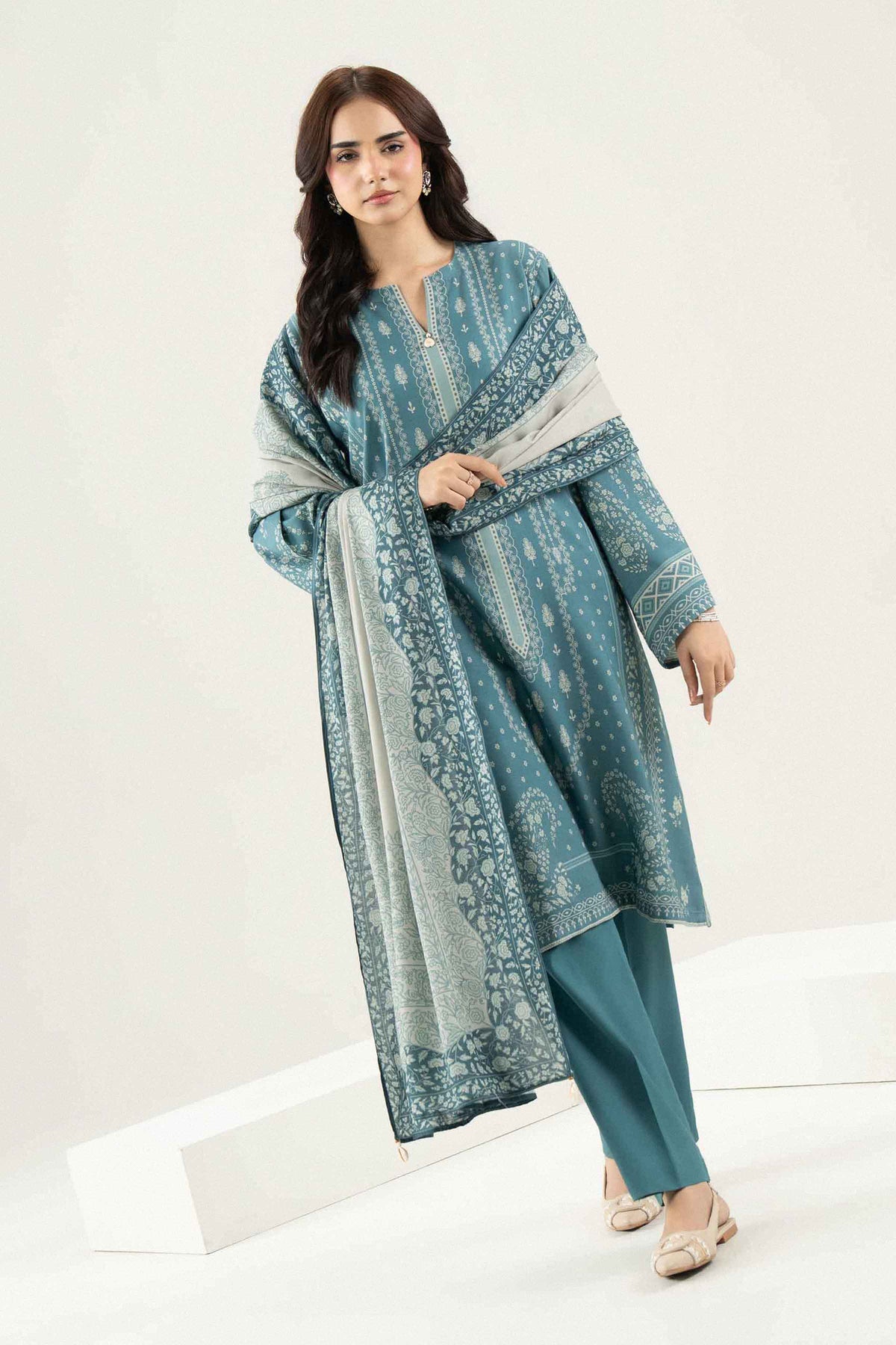 3 Piece - Printed Suit - ST3P-PRET26WV1-12