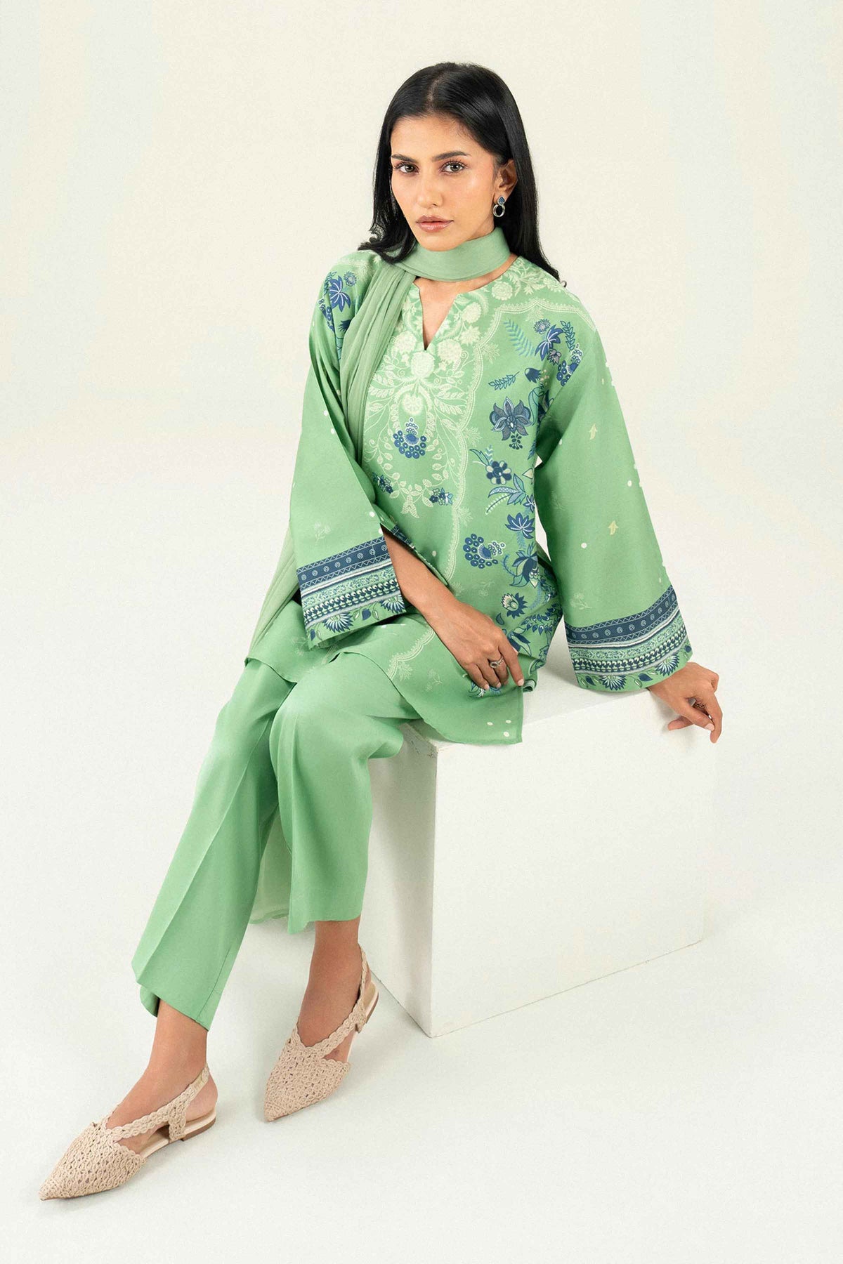 3 Piece - Printed Suit - ST3P-PRET26WV1-3