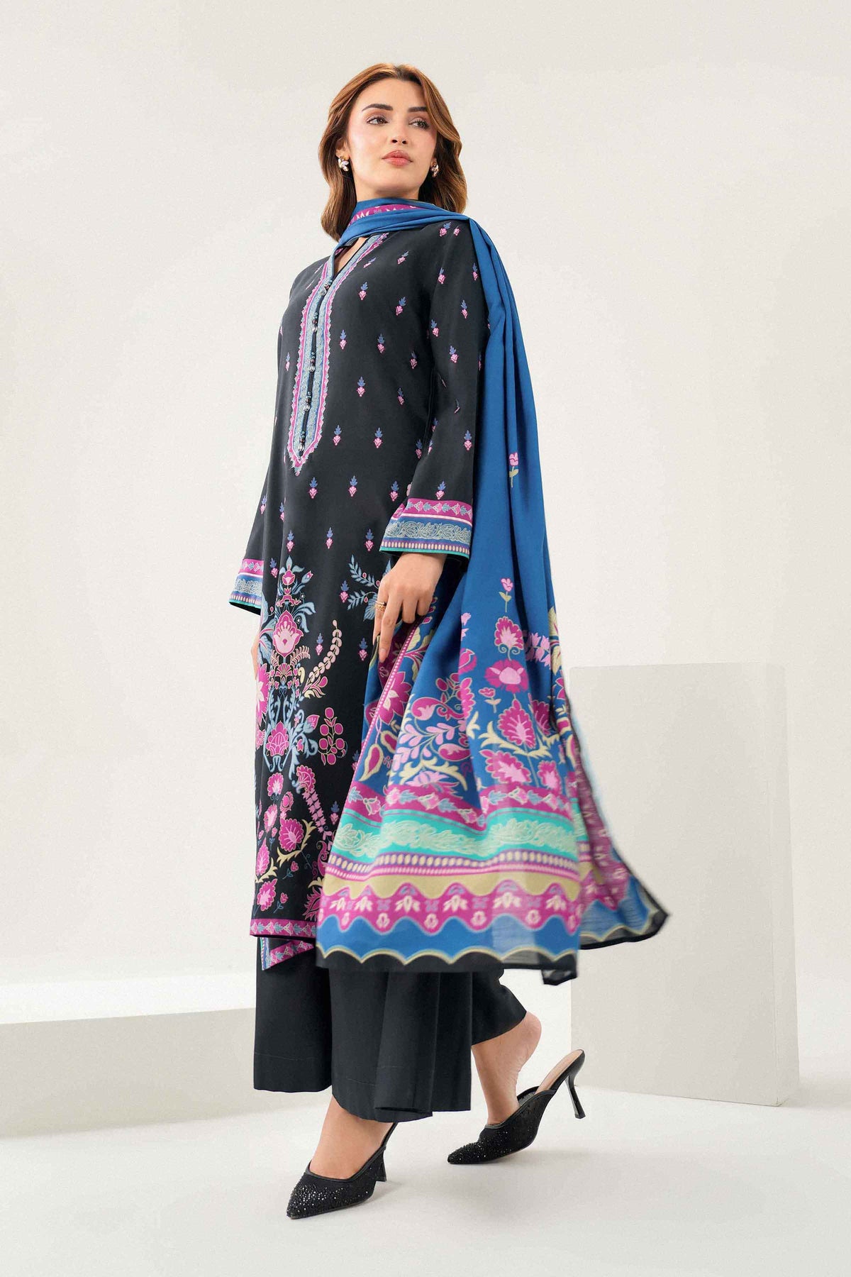 3 PIECE - PRINTED SUIT - ST3P-PRET26WV1-9