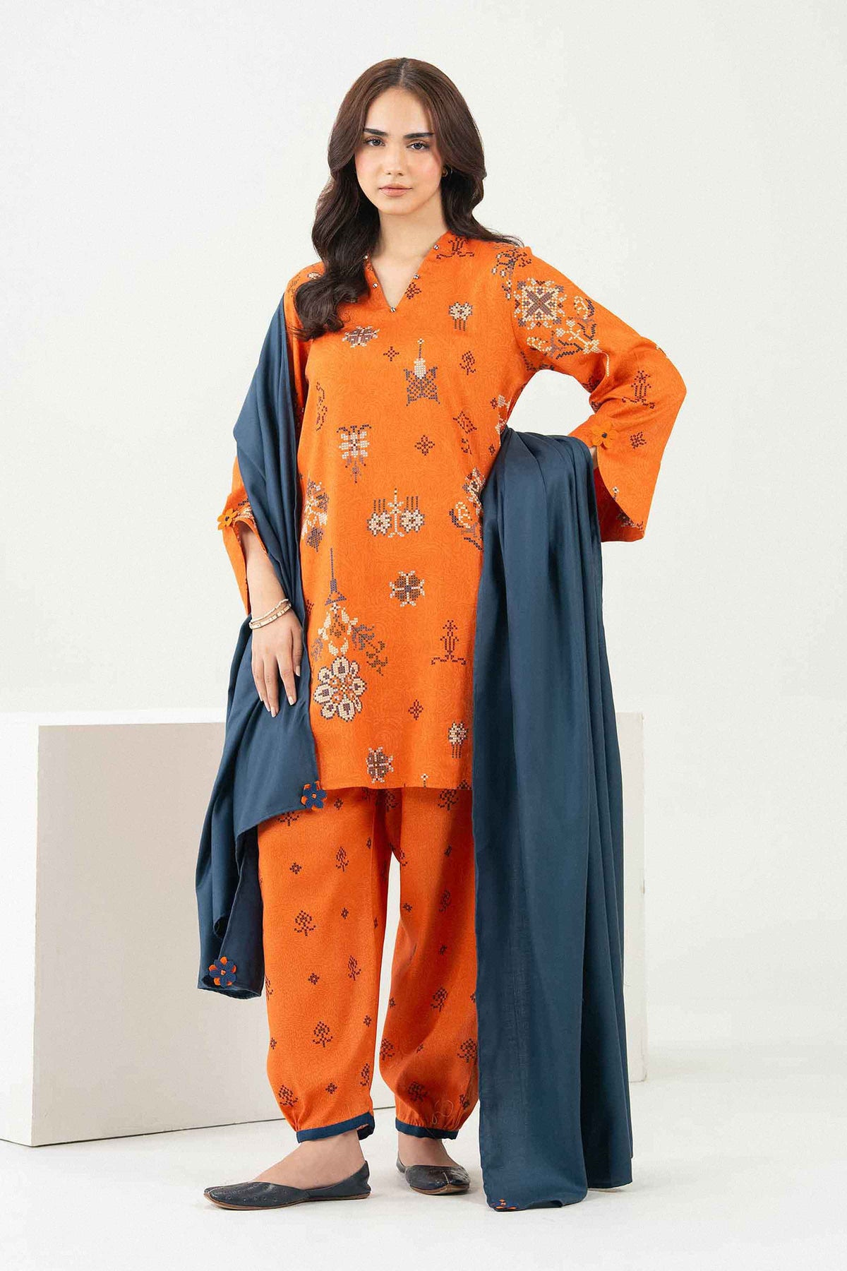 3 Piece - Printed Suit - ST3P-PRET26WV2-14