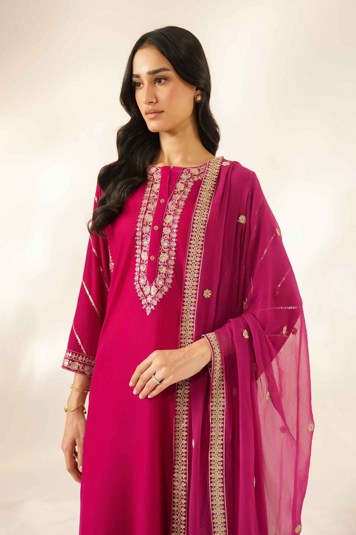 3 Piece - Embroidered Suit - ST3PE-LUXE26WV1-13