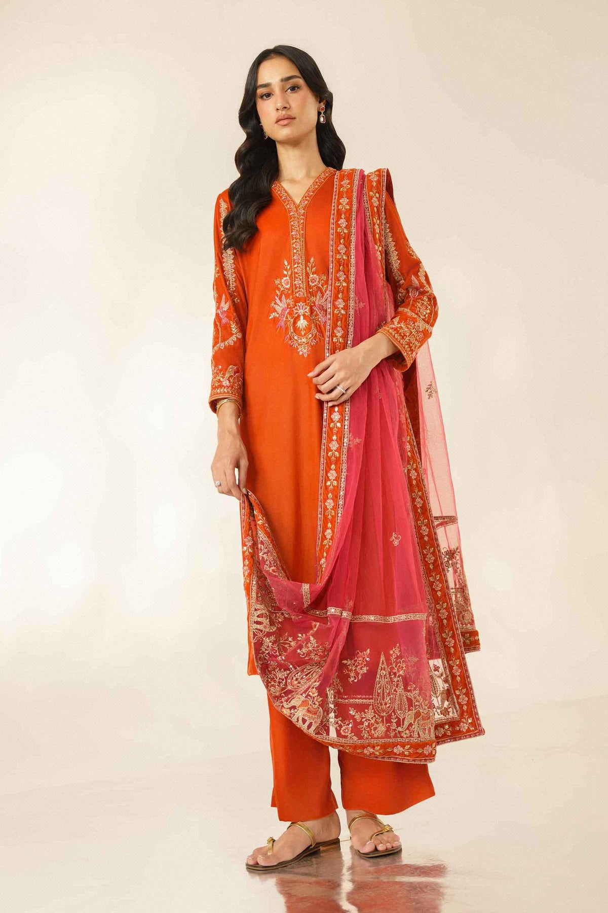 3 Piece - Embroidered Suit - ST3PE-LUXE26WV1-9