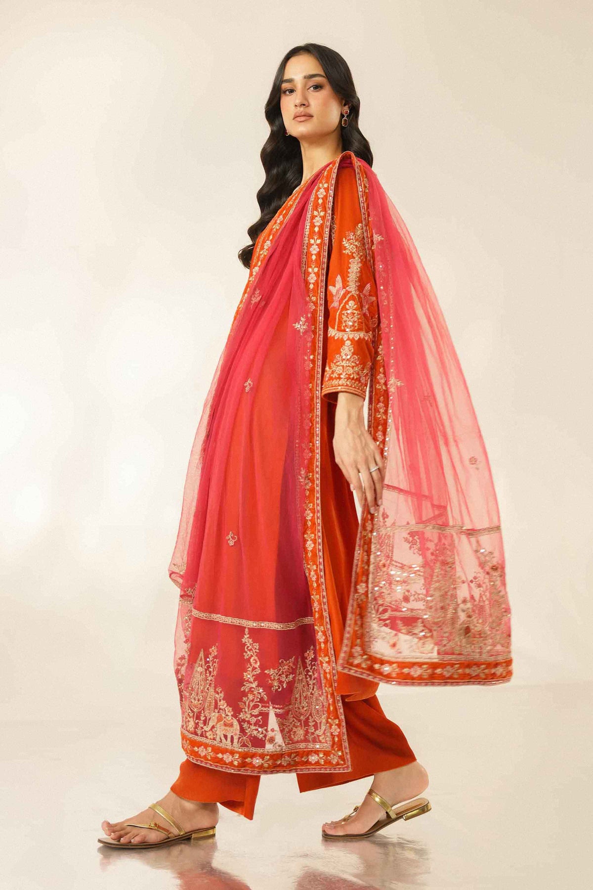 3 Piece - Embroidered Suit - ST3PE-LUXE26WV1-9