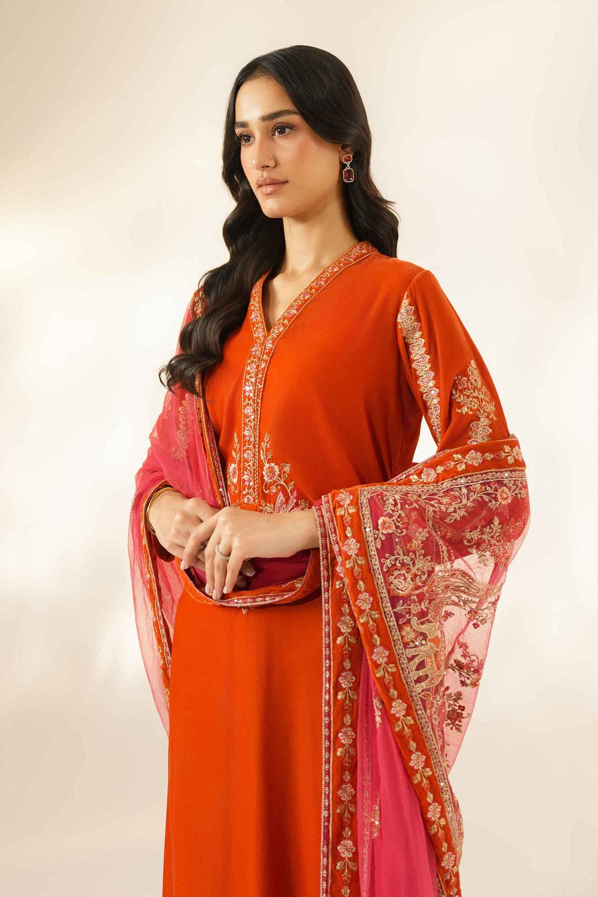 3 Piece - Embroidered Suit - ST3PE-LUXE26WV1-9