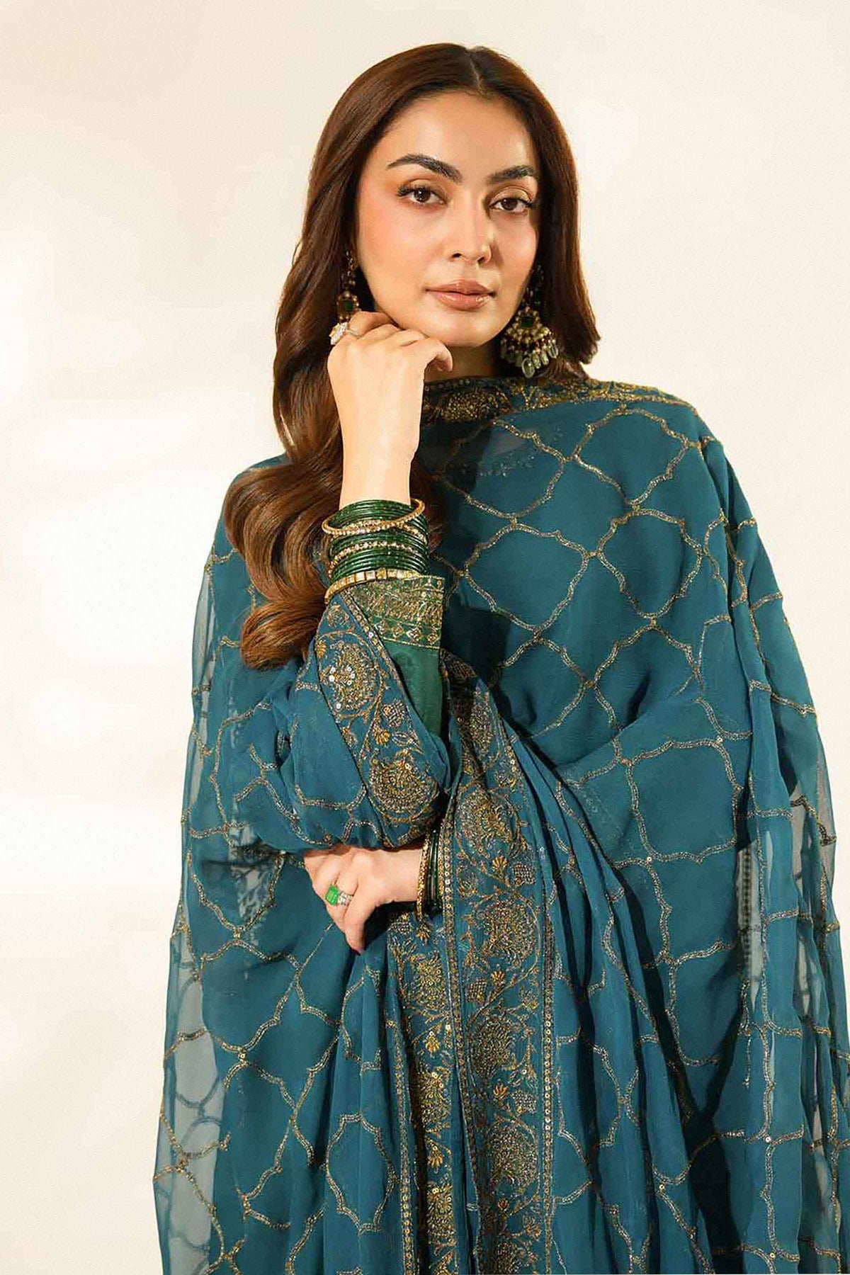 3 Piece - Embroidered Suit - ST3PE-LUXE26WV2-42