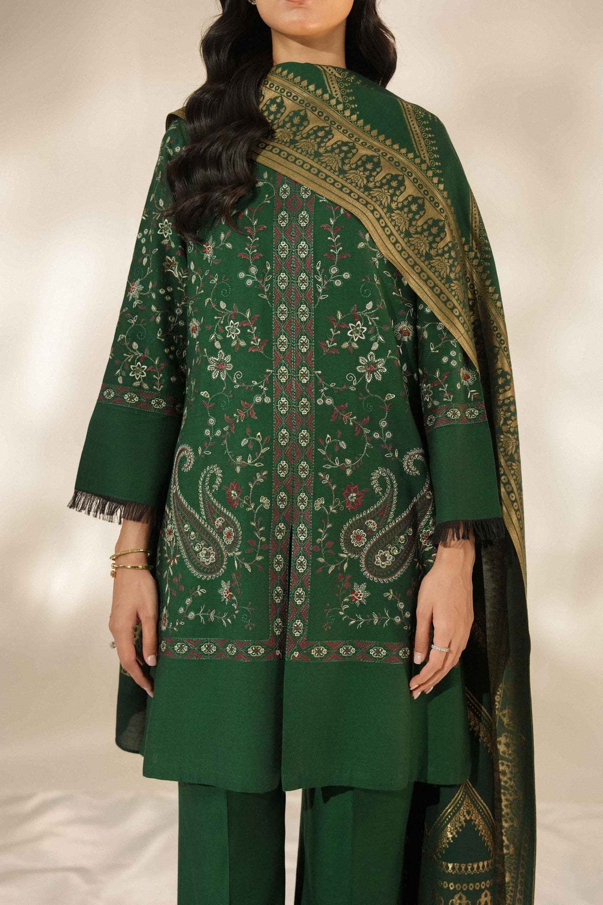 3 Piece - Embroidered Suit - ST3PE-LUXE26WV2-44