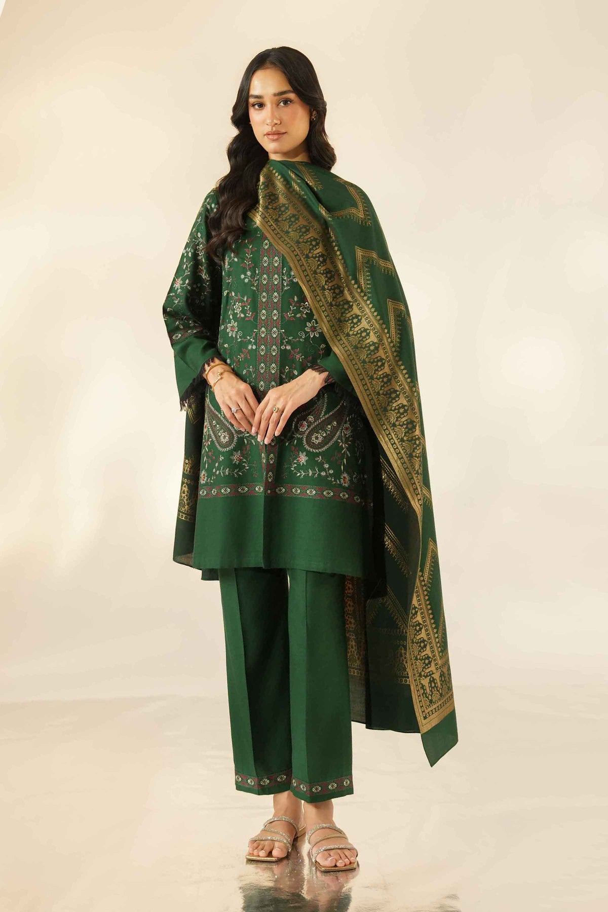3 Piece - Embroidered Suit - ST3PE-LUXE26WV2-44
