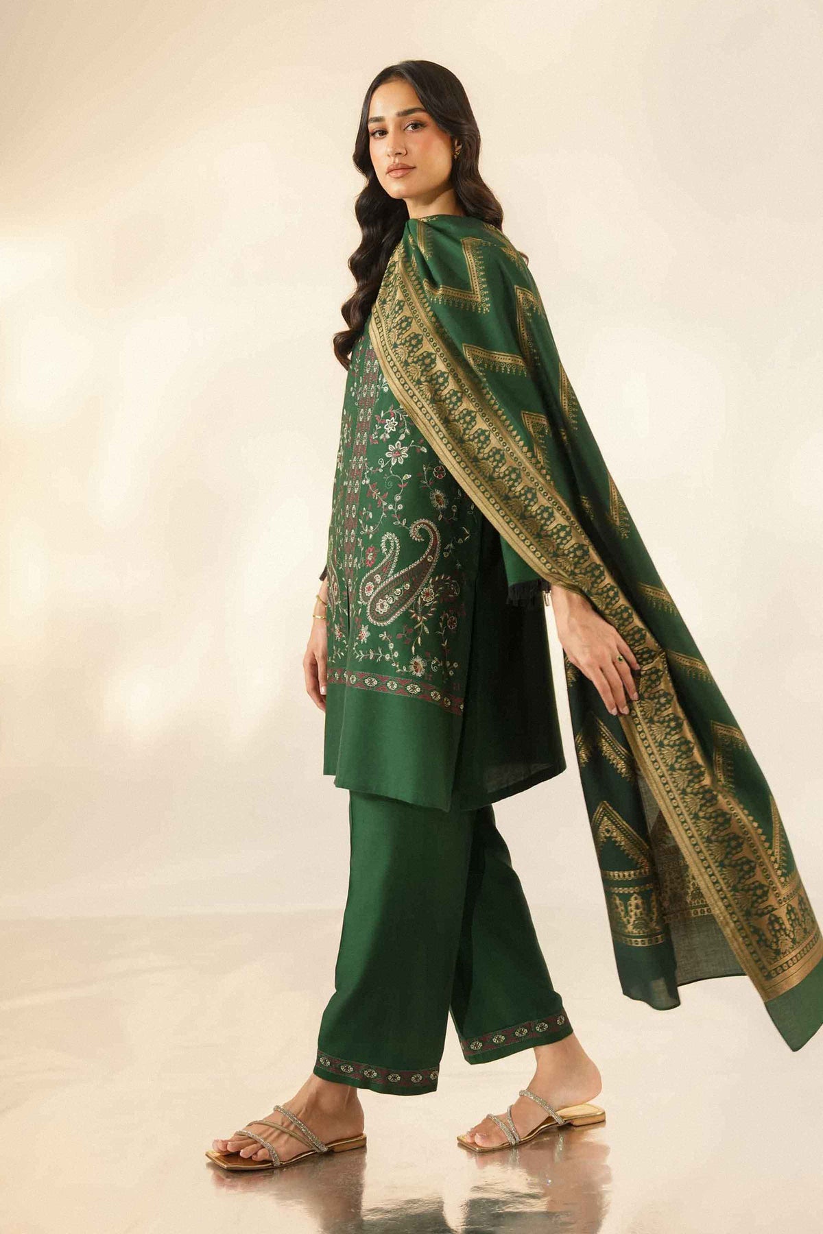 3 Piece - Embroidered Suit - ST3PE-LUXE26WV2-44