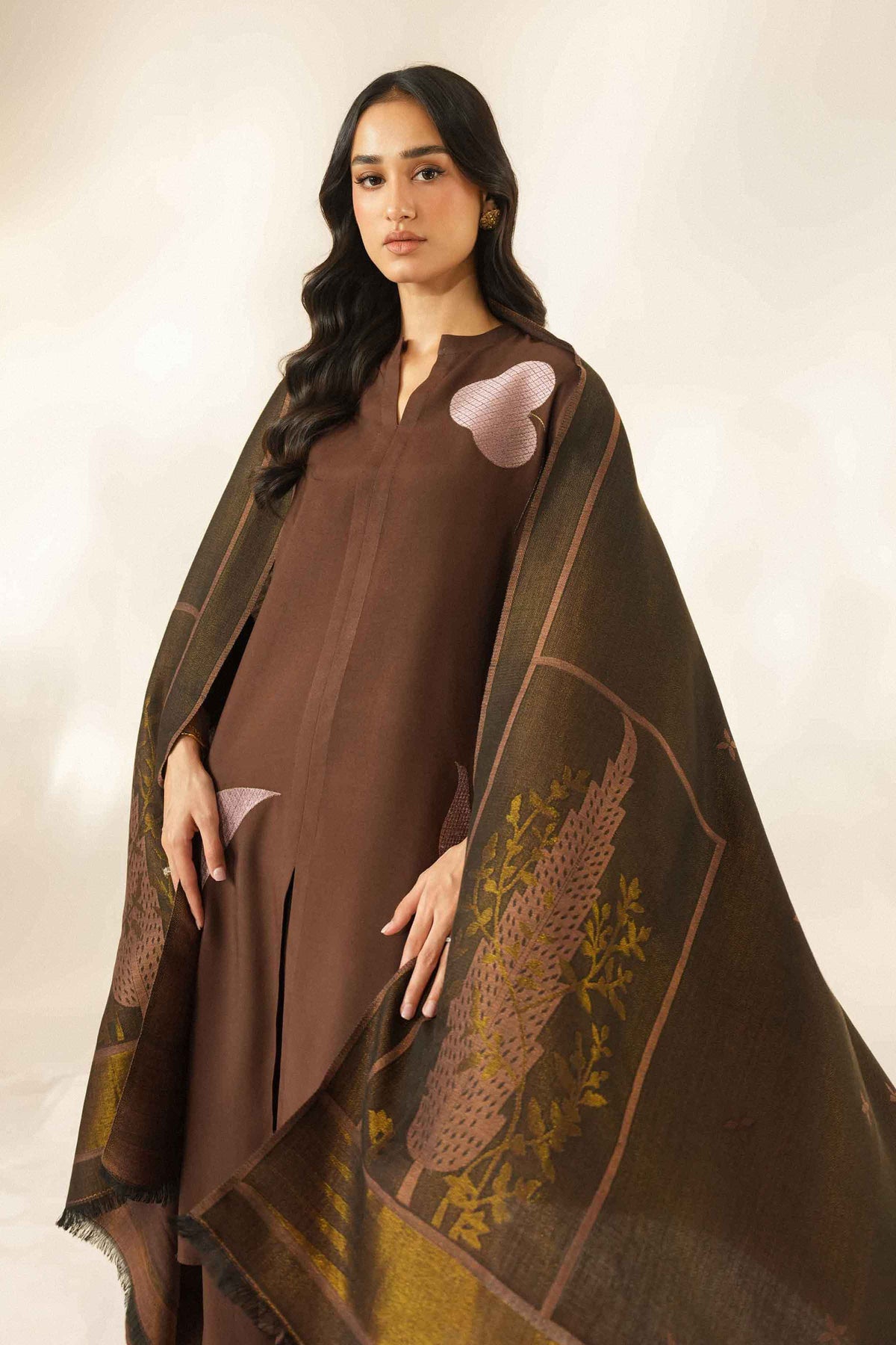 3 Piece - Embroidered Suit - ST3PE-LUXE26WV3-90