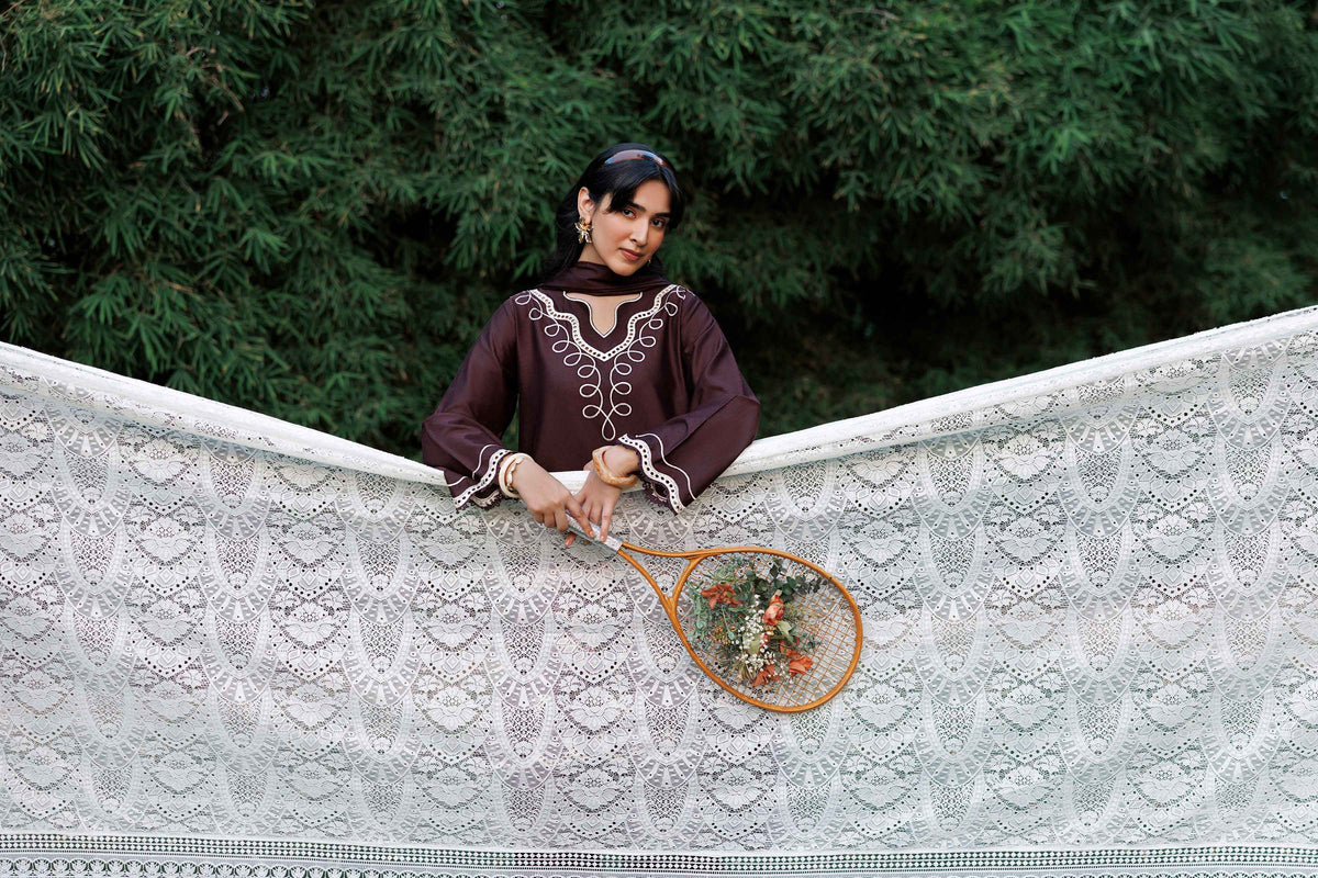 3 Piece - Embroidered Suit - ST3PE-PRET26WV1-22