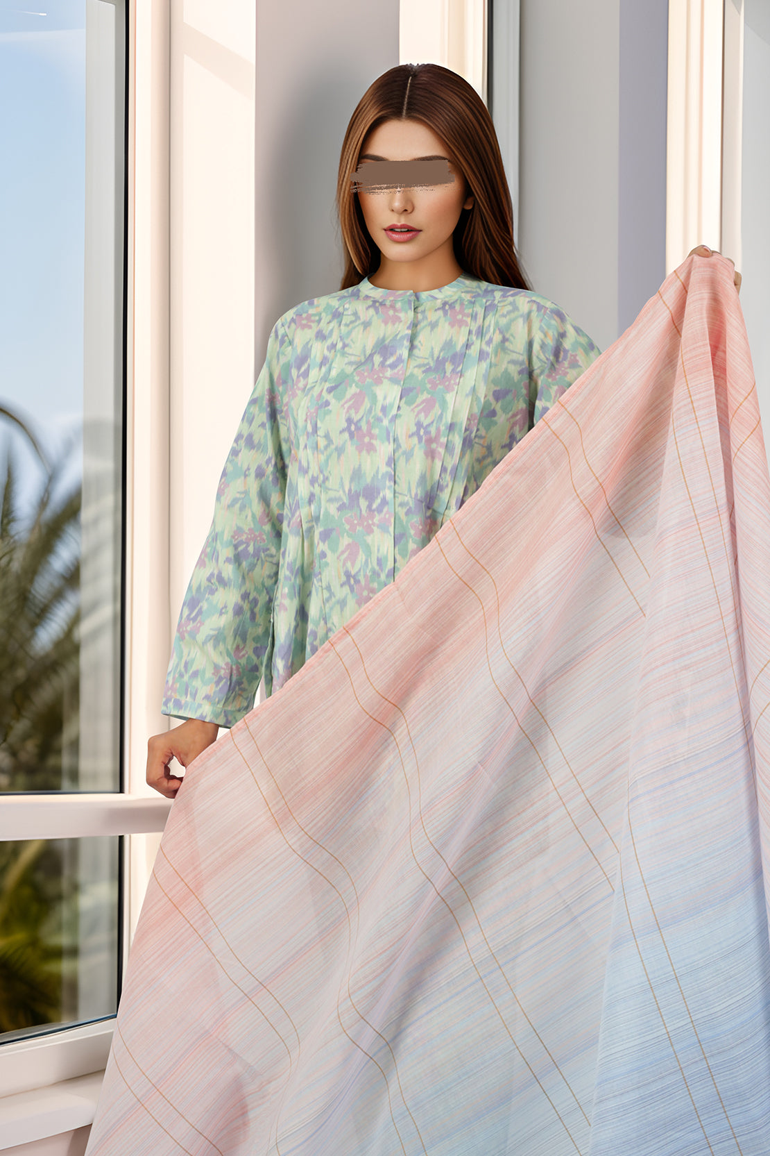 Zari Strip Dupatta63918
