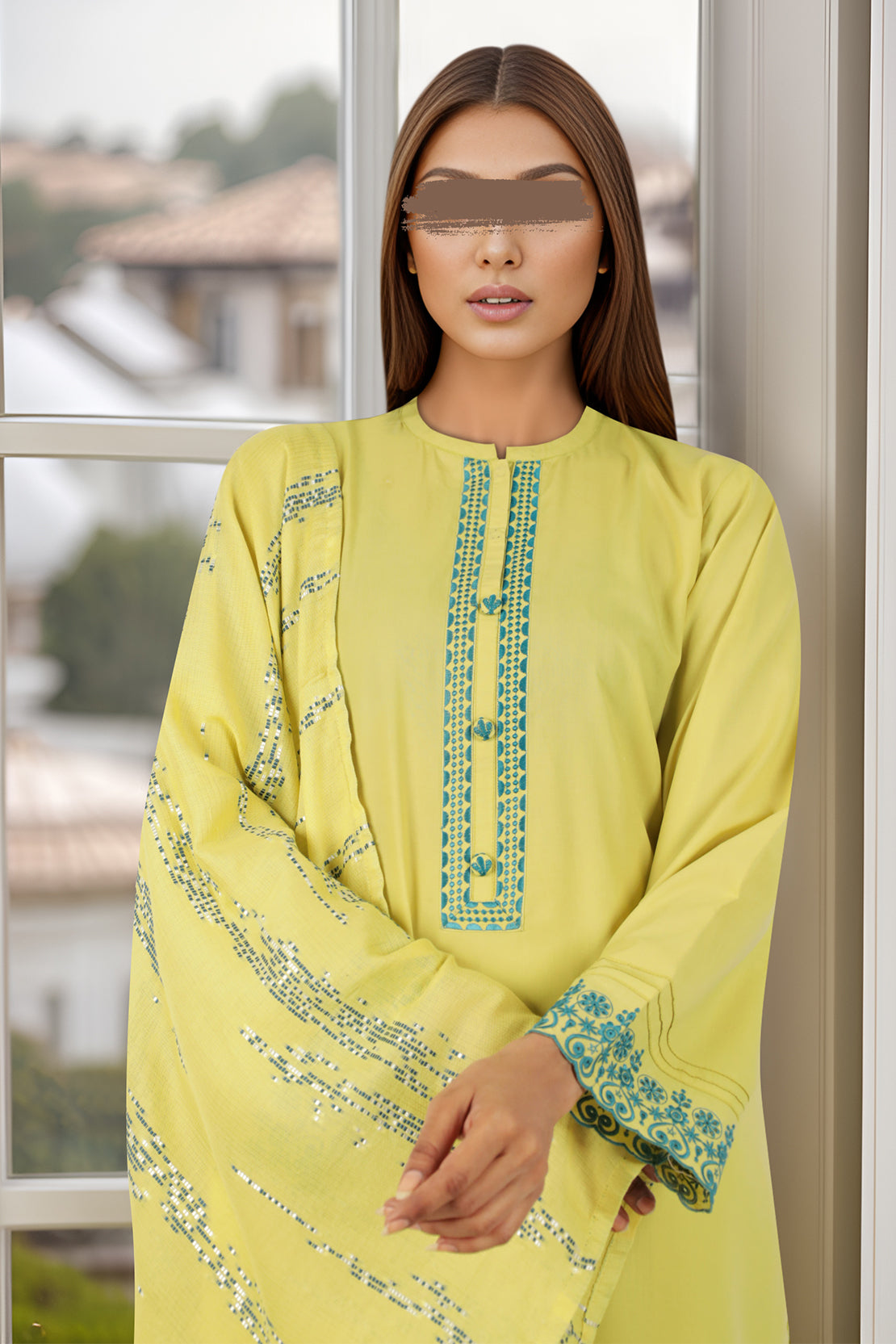 Cotton Jacquard Stole63921
