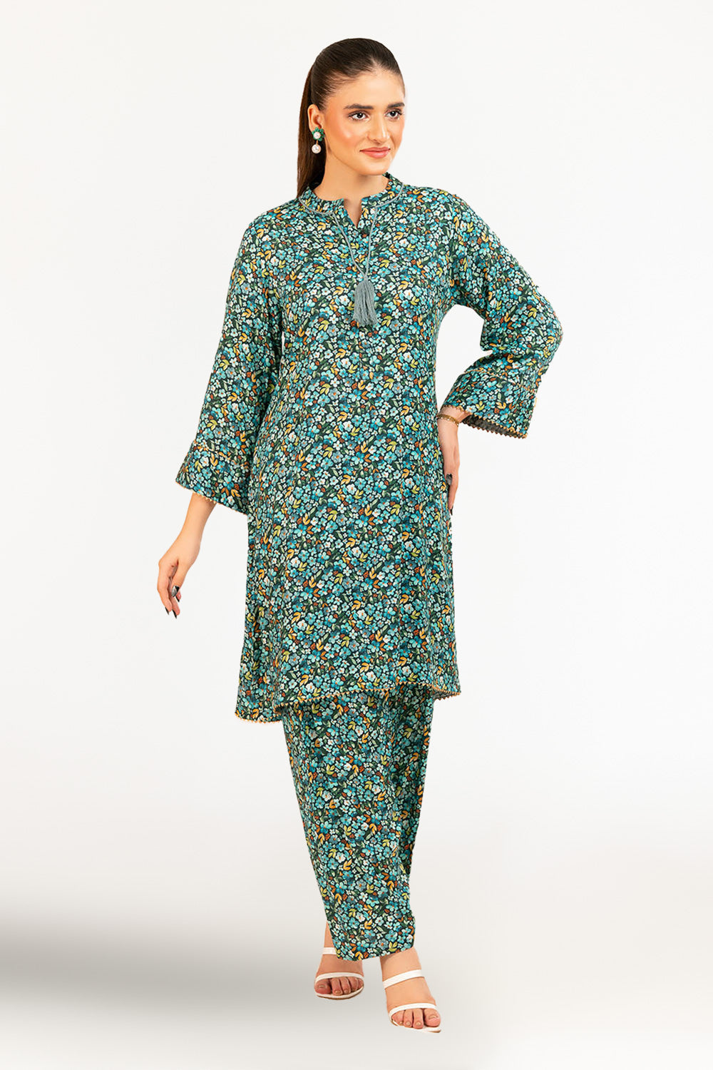 1 Piece Printed Linen Shirt