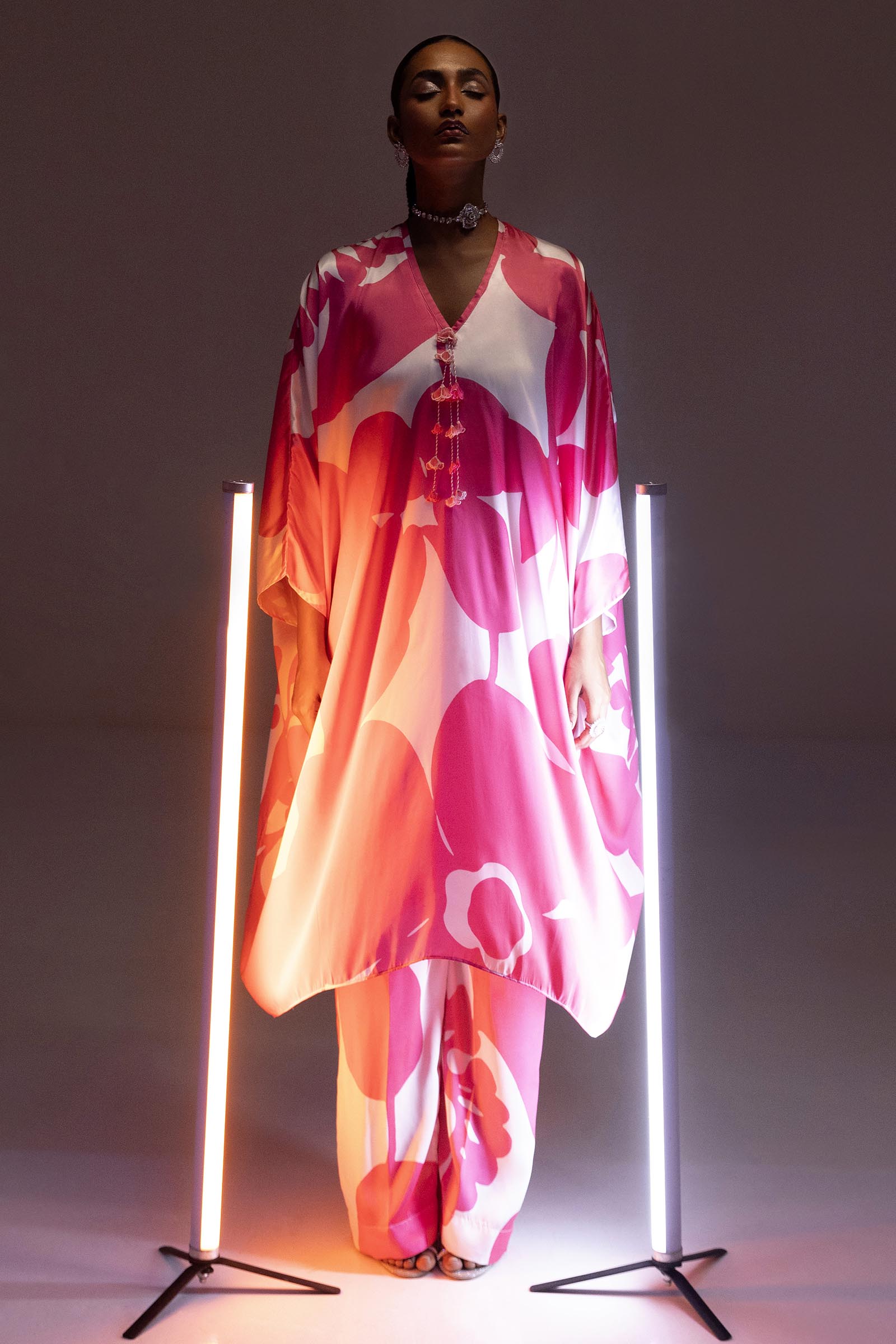 Stitched Baggy Printed Shirt + Culotte