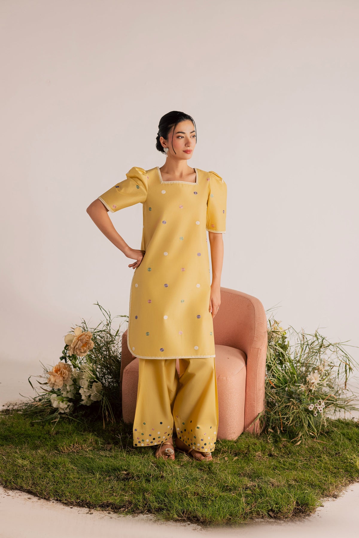 Sabz 2Pc - Embroidered Lawn Dress