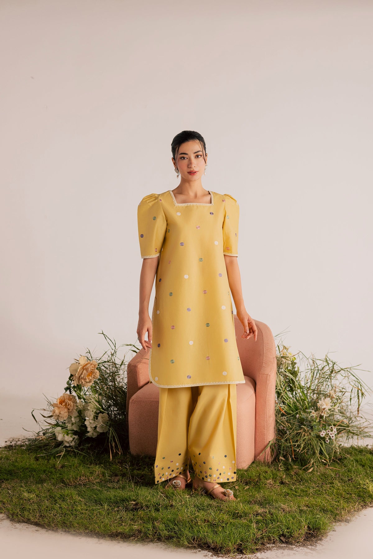 Sabz 2Pc - Embroidered Lawn Dress