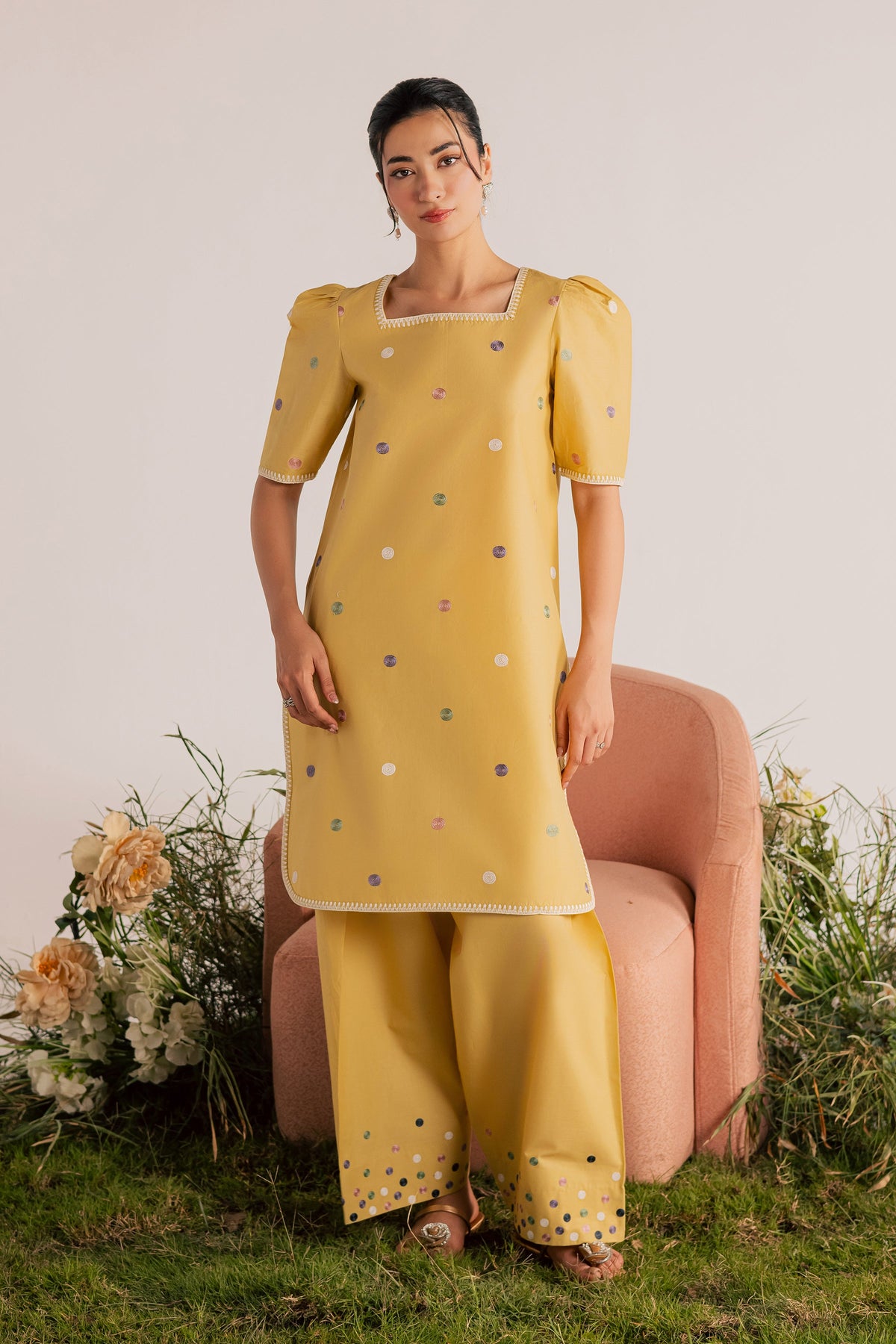 Sabz 2Pc - Embroidered Lawn Dress